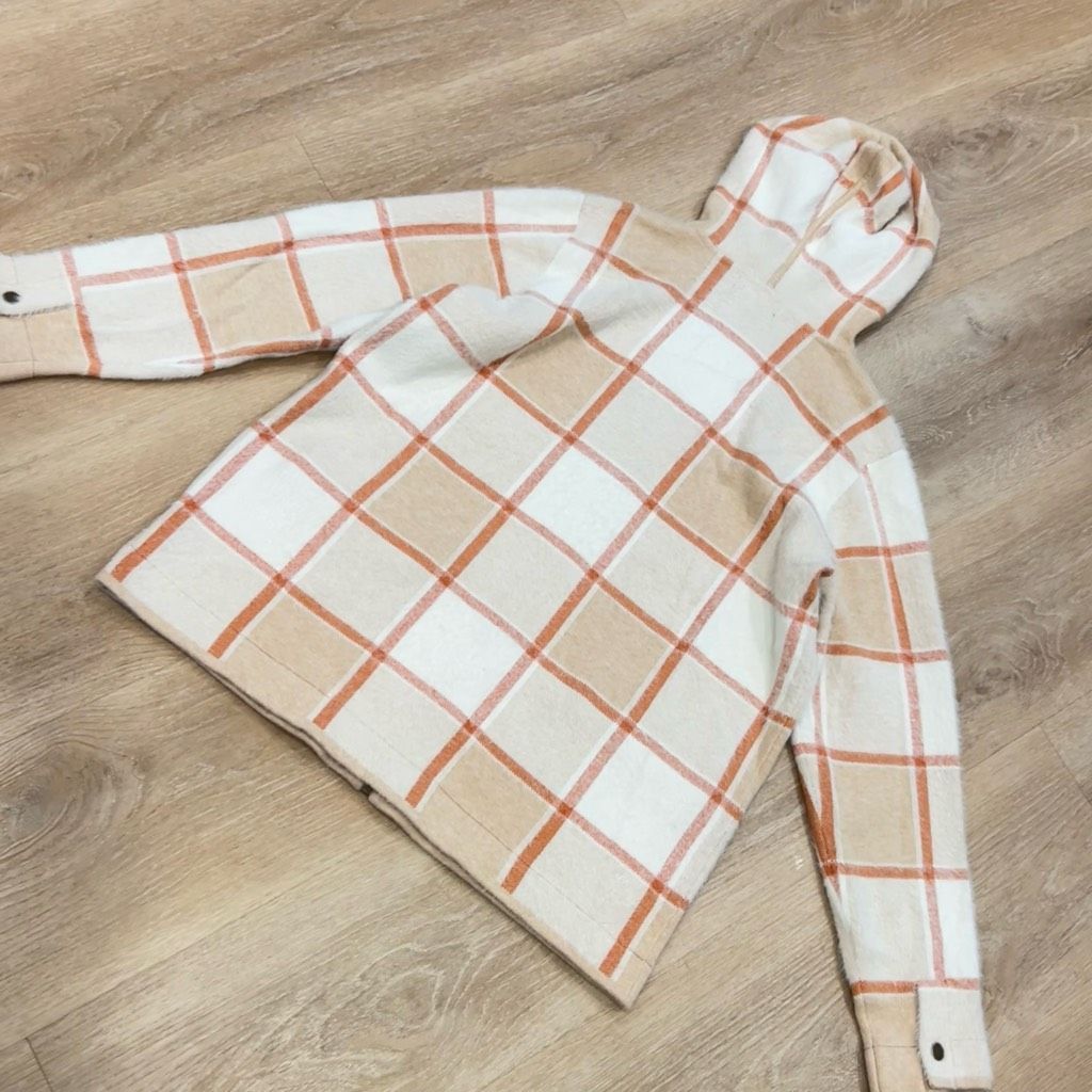 Rachel Zoe Rachel Zoe, Plaid Full Zipper Soft Cozy Hooded Sweater Jacket Women’s 1X Size XL / US 12-14 / IT 48-50 - 7 Thumbnail