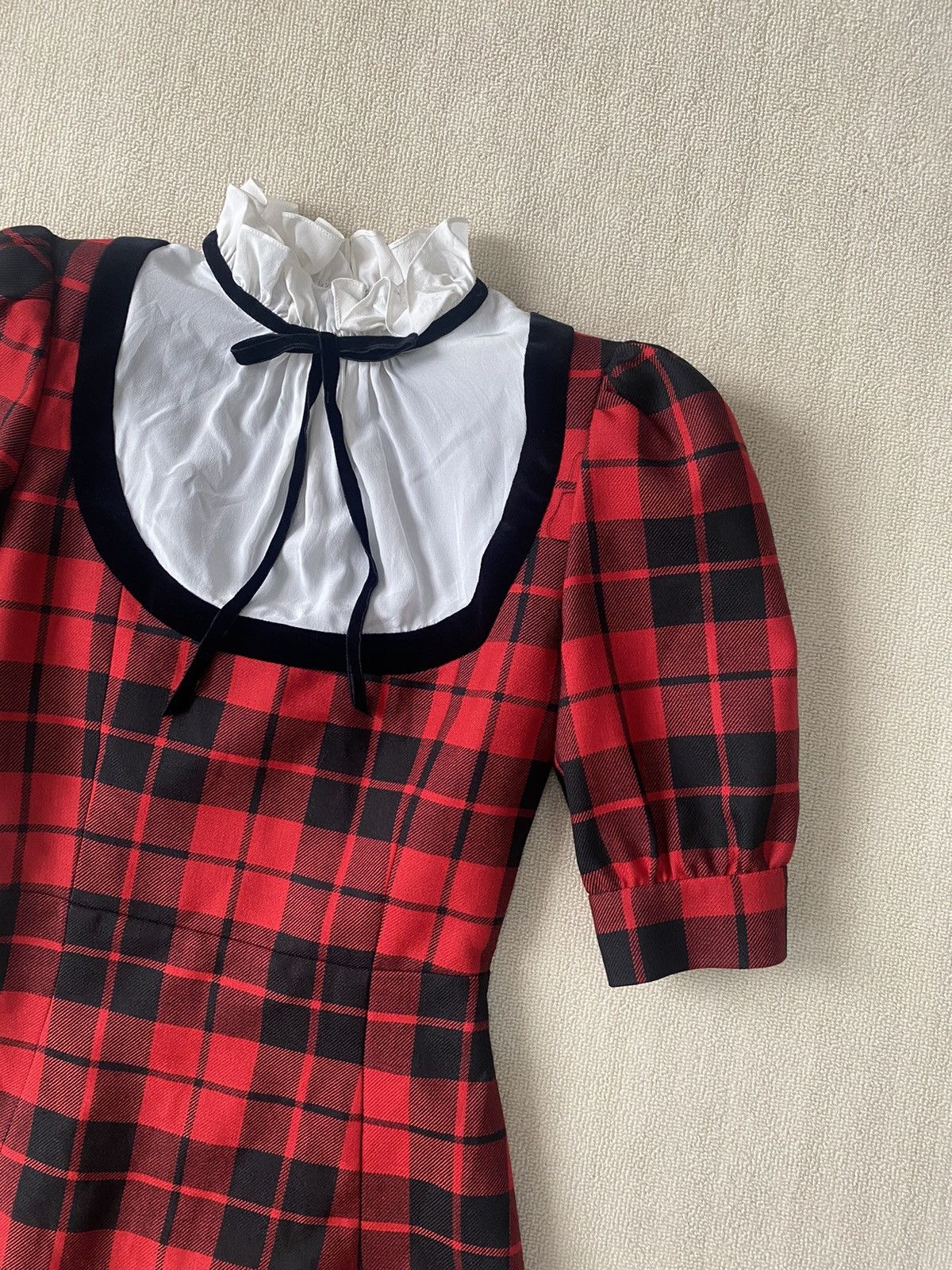 Alessandra Rich × Self-Portrait Alessandra Rich SS2021 Fall Tartan Dress Size S / US 4 / IT 40 - 5 Thumbnail