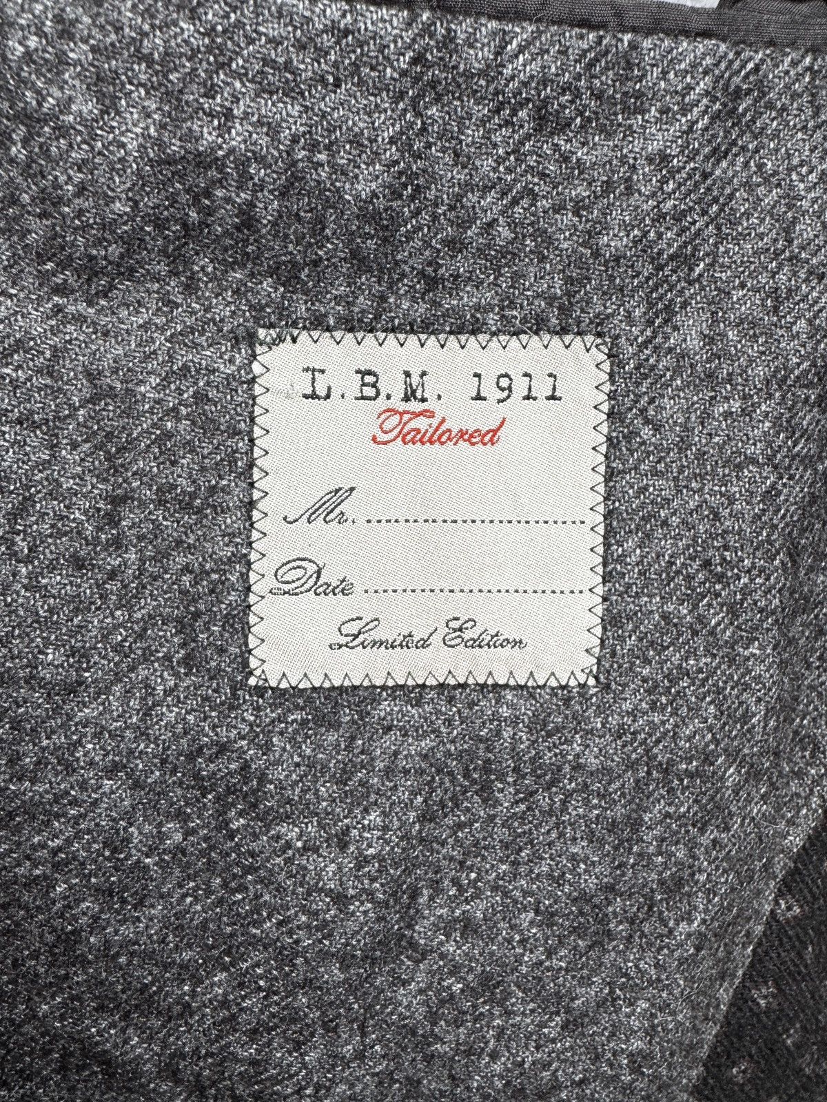 L.B.M. 1911 L.B.M 1911 Limited Edition grey wool blend unlined blazer 54 Size 44R - 10 Thumbnail