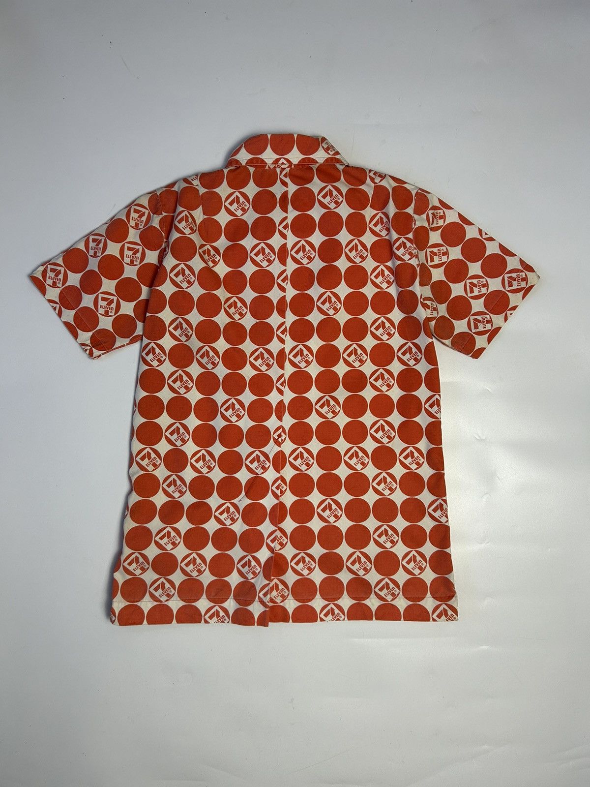 Japanese Brand × Vintage SEVEN ELEVEN ZIPPER SHORT SLEEVE SHIRT Size US S / EU 44-46 / 1 - 3 Thumbnail