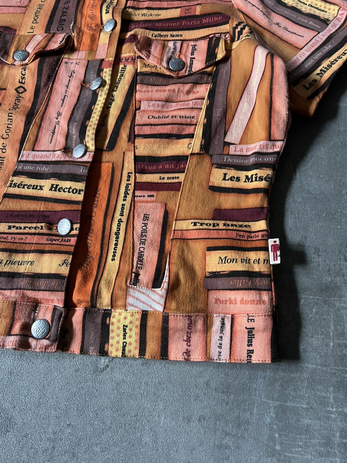 Jean Paul Gaultier Jean Paul Gaultier Bookshelf all over print button up Size US S / EU 44-46 / 1 - 2 Thumbnail