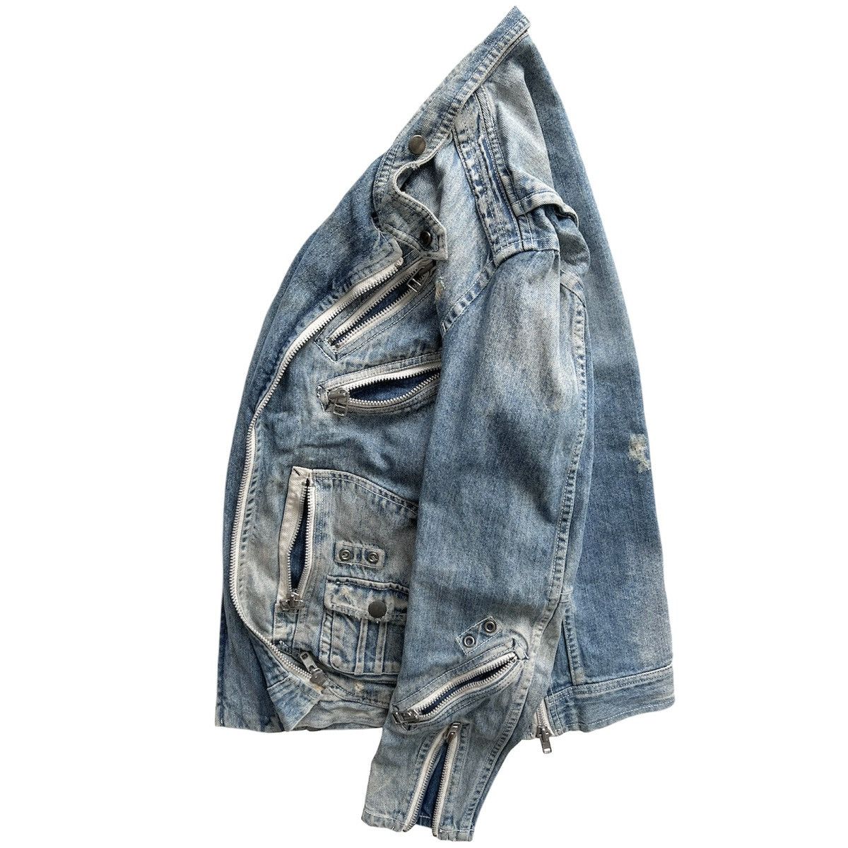 Avirex AVIREX JACKET JEANS BIKER MULTI-ZIP Size US L / EU 52-54 / 3 - 9 Thumbnail