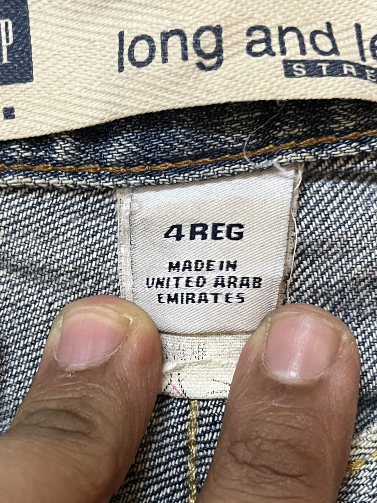 Gap Vintage Gap Long And Lean Flare Mudwash Distressed Denim Size US 30 / EU 46 - 9 Thumbnail