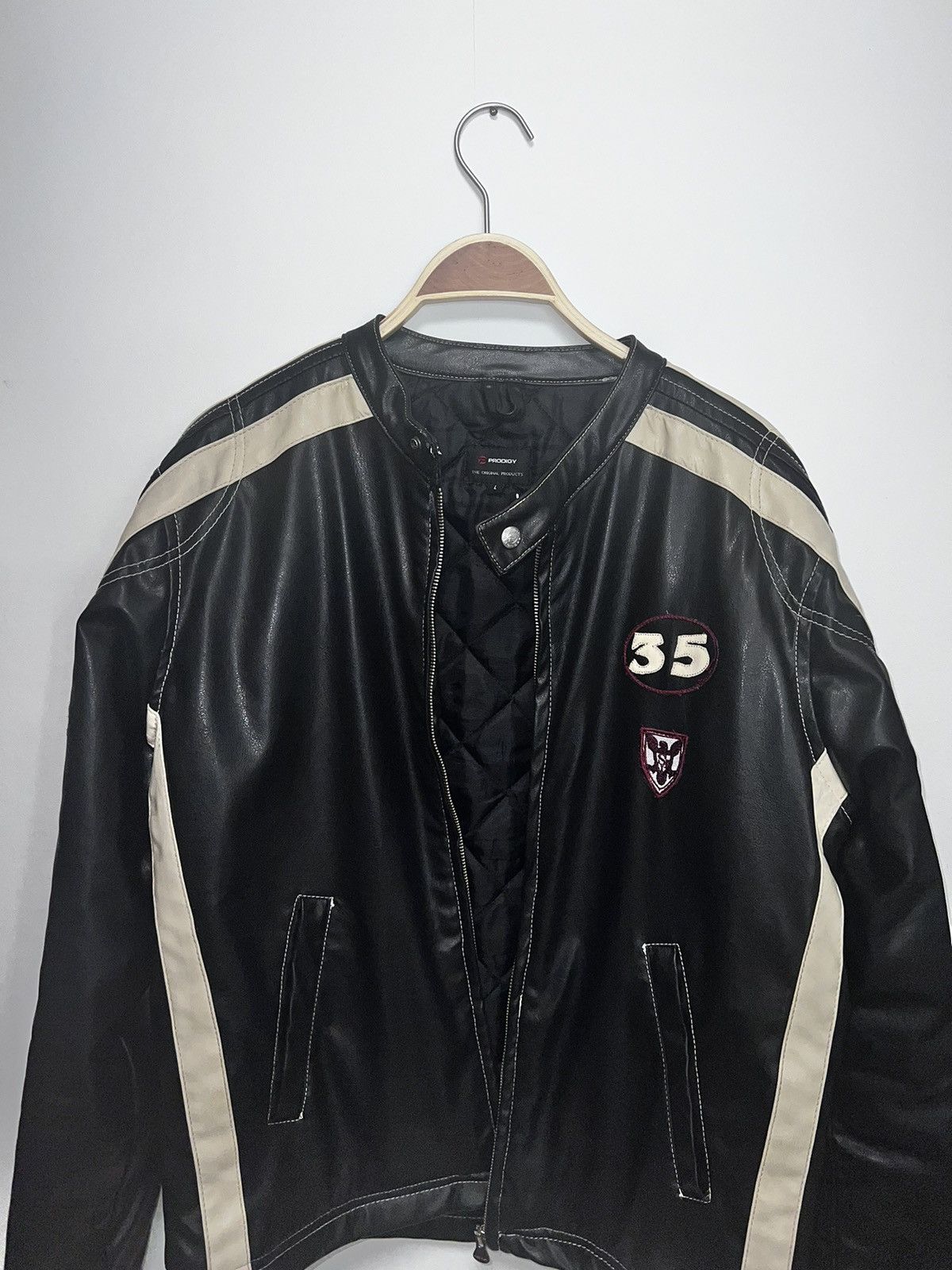 Vintage Leather biker prodigy 1662 jacket Size US L / EU 52-54 / 3 - 2 Thumbnail