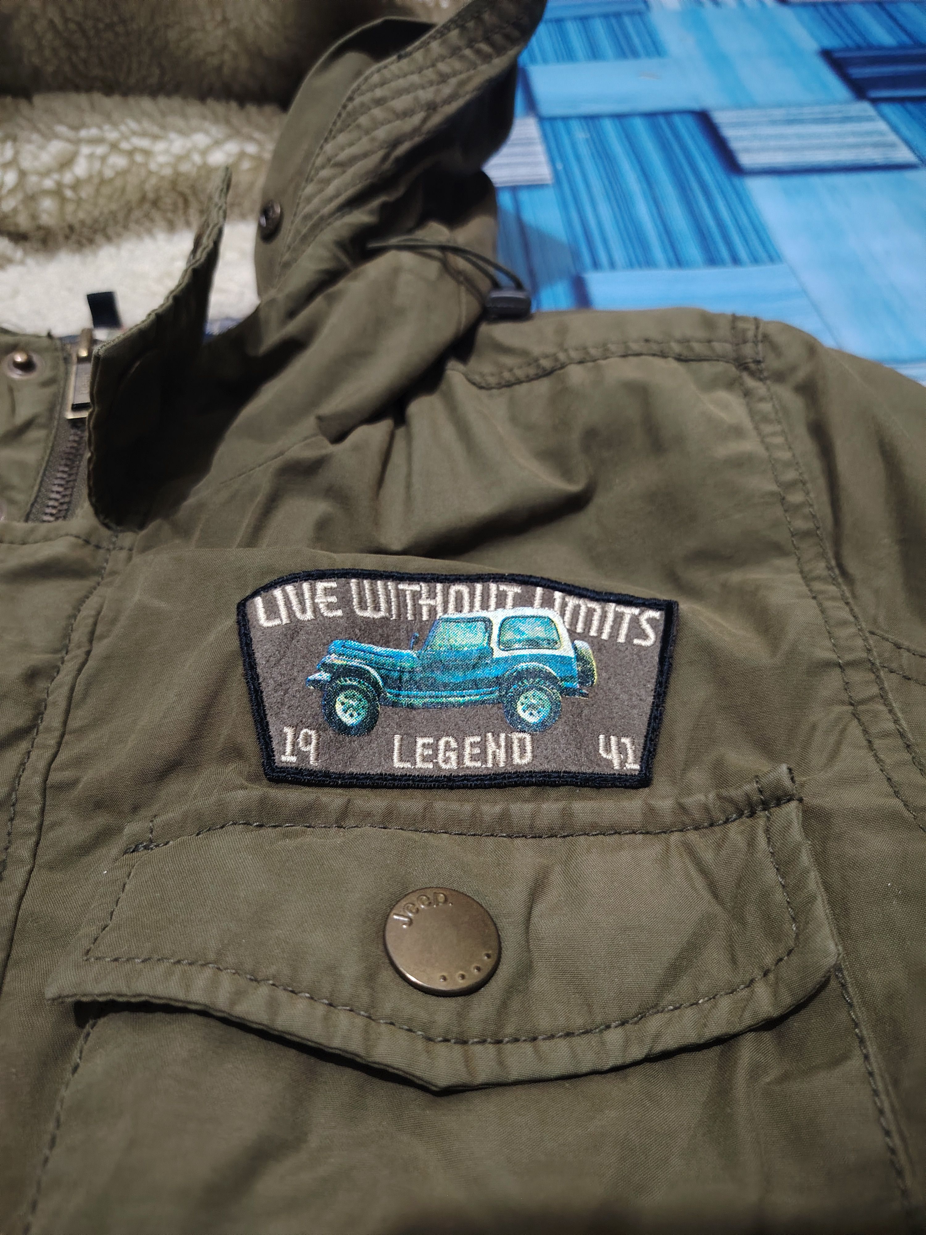 Japanese Brand Vtg Japanese Jeep Jacket Military Style Jakcet Size US XL / EU 56 / 4 - 6 Thumbnail