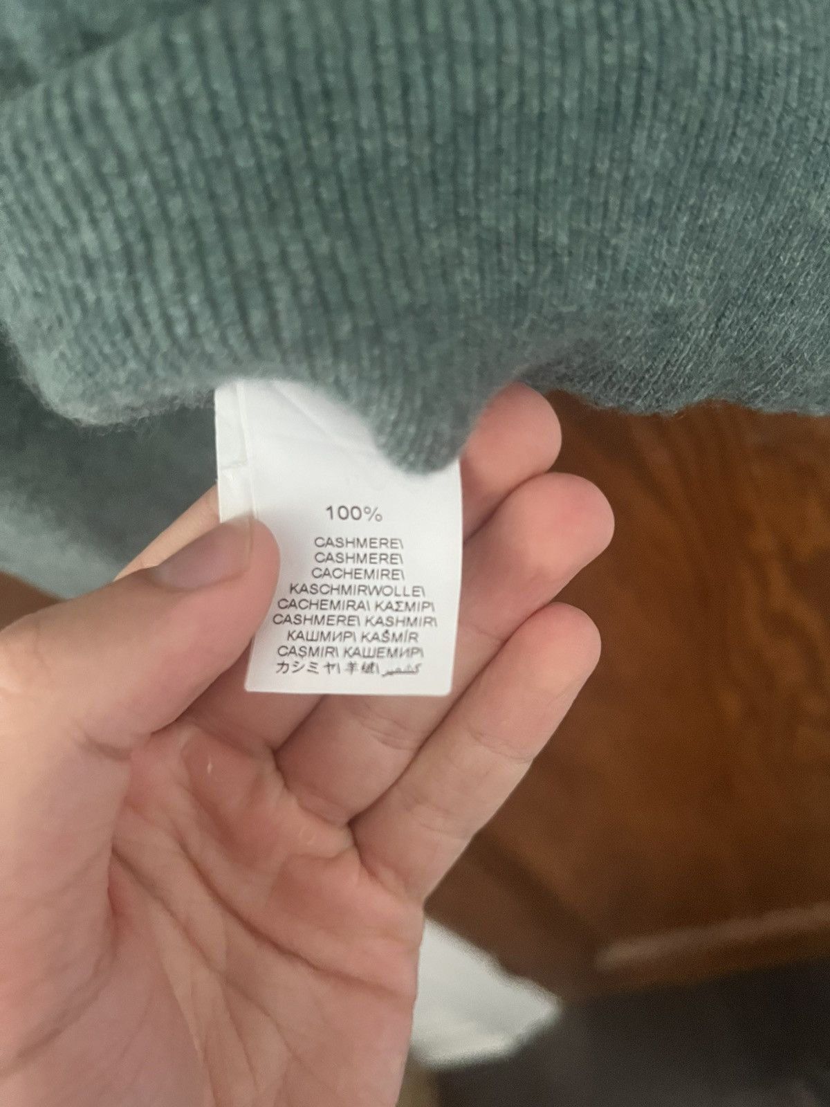 Brunello Cucinelli Brunello Cucinelli green 100% cashmere quarter zip size 48 Size US M / EU 48-50 / 2 - 5 Thumbnail