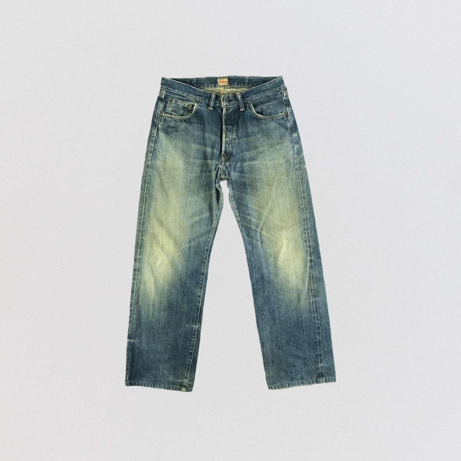 Vintage Blue Wash Edwin 505 Selvedge Jeans-JM3663