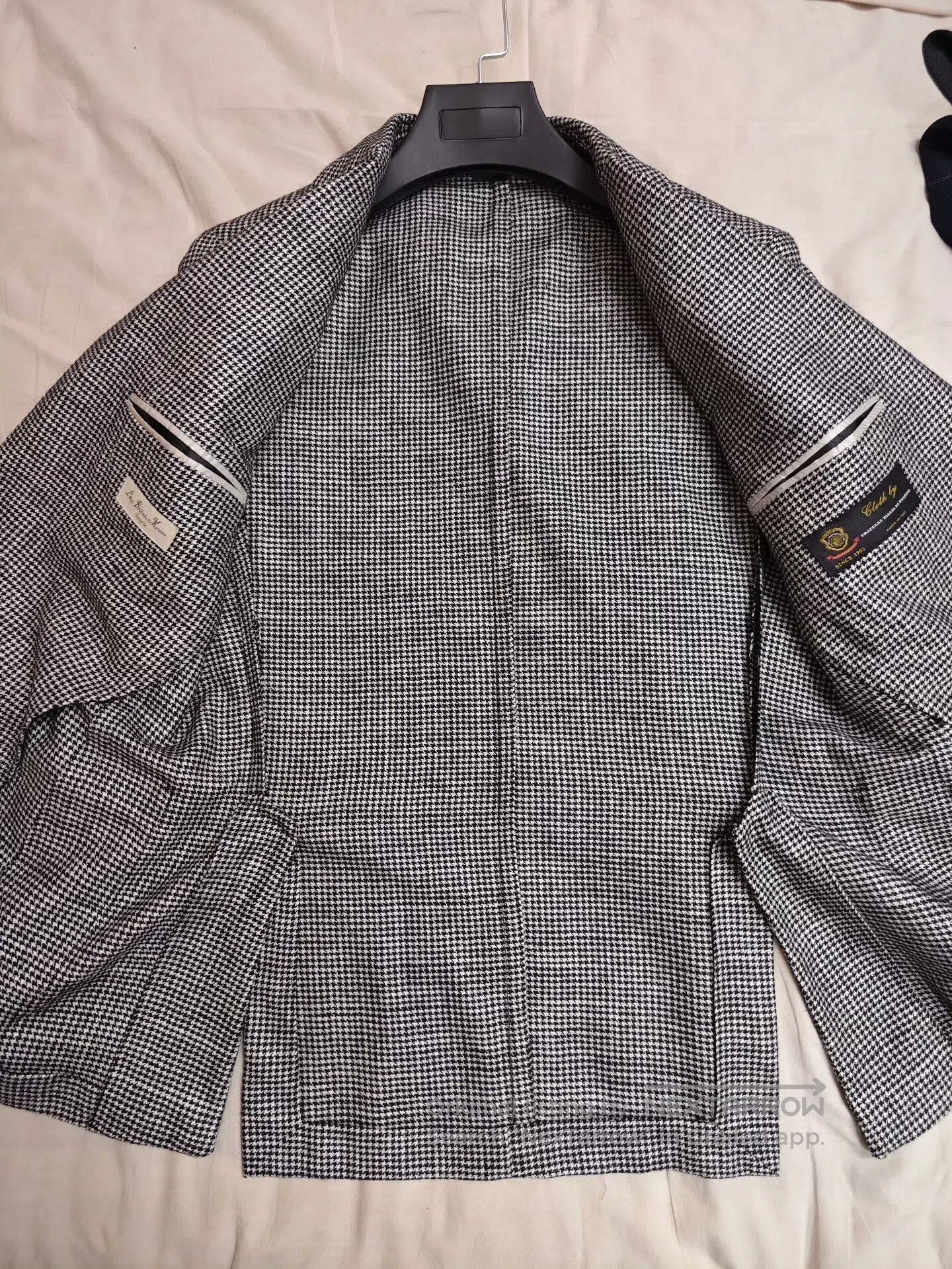 Other Italian Black and White Check Blazer. Size US M / EU 48-50 / 2 - 6 Thumbnail