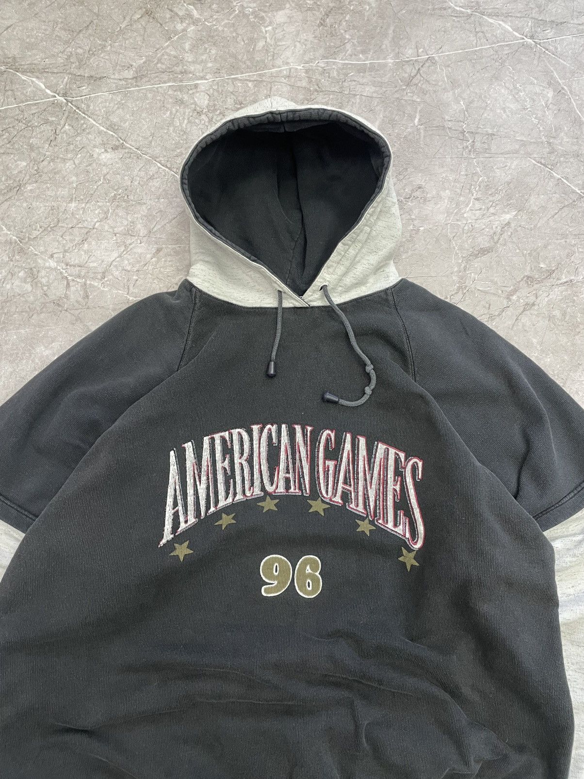 Vintage VINTAGE Y2K BOXY RETRO HOODIE AMERICAN GAMES 90s STREETWEAR Size US L / EU 52-54 / 3 - 3 Thumbnail
