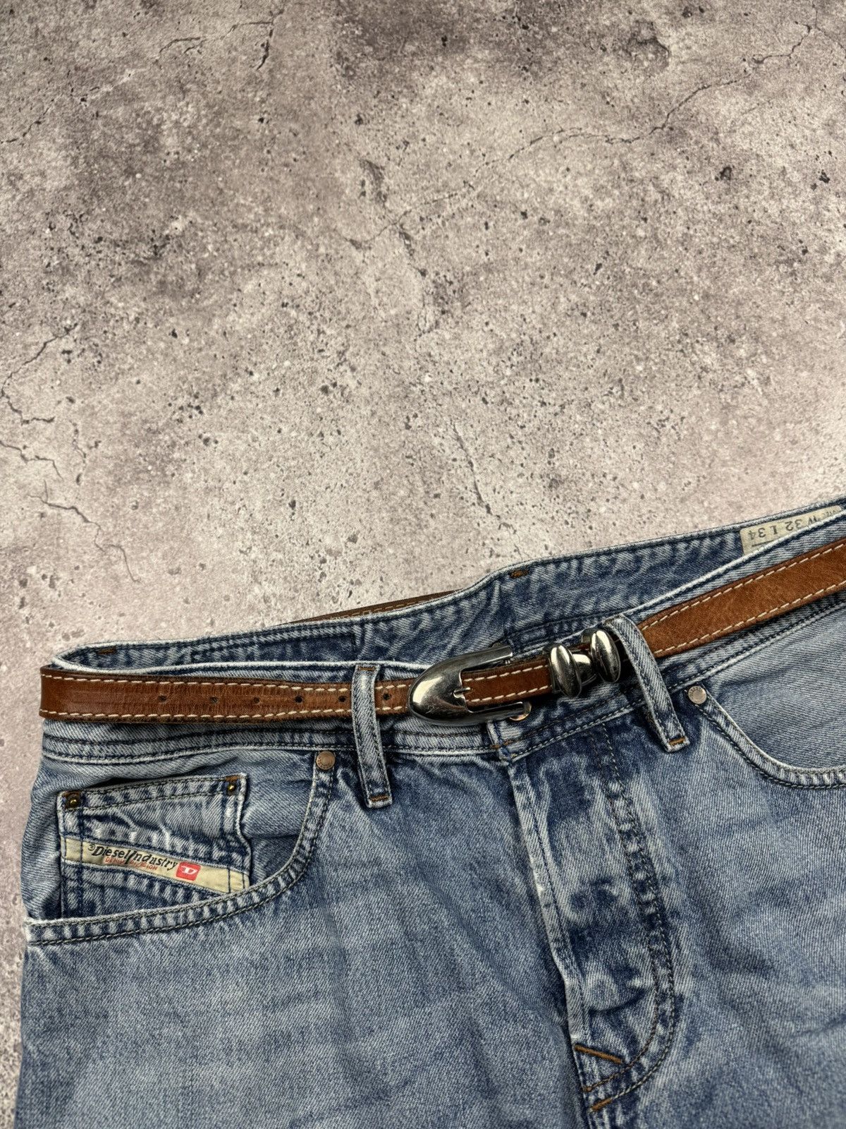 Japanese Brand 00’S NUMBER NINE STYLE JAPAN COWBOY Y2K NAVY BELT ARCHIVE Size ONE SIZE - 2 Thumbnail