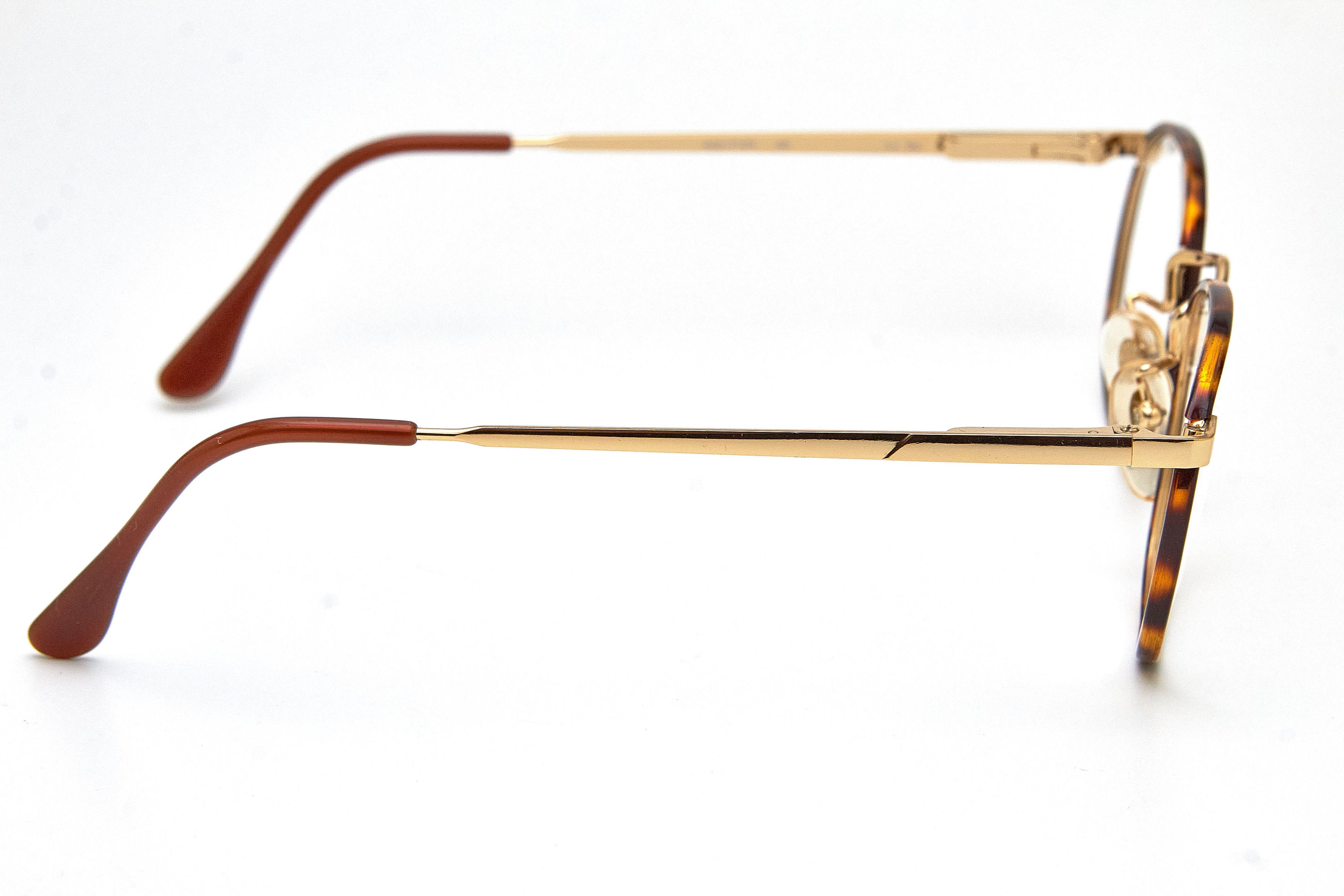 Vintage Old Money ANJL Gold&Tortoise Shell Round Quiet-Lux Specs Size ONE SIZE - 9 Thumbnail