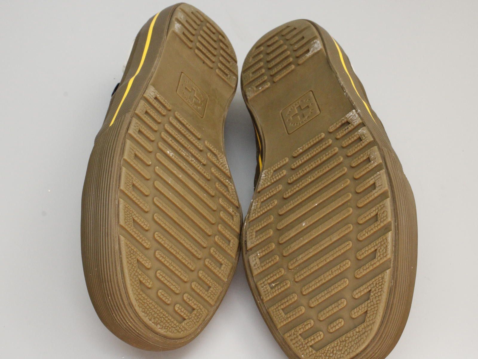 Dr. Martens Dr. Martens Women's Canvas Slip-On Shoes, White and Brown Size US 7 / IT 37 - 6 Thumbnail