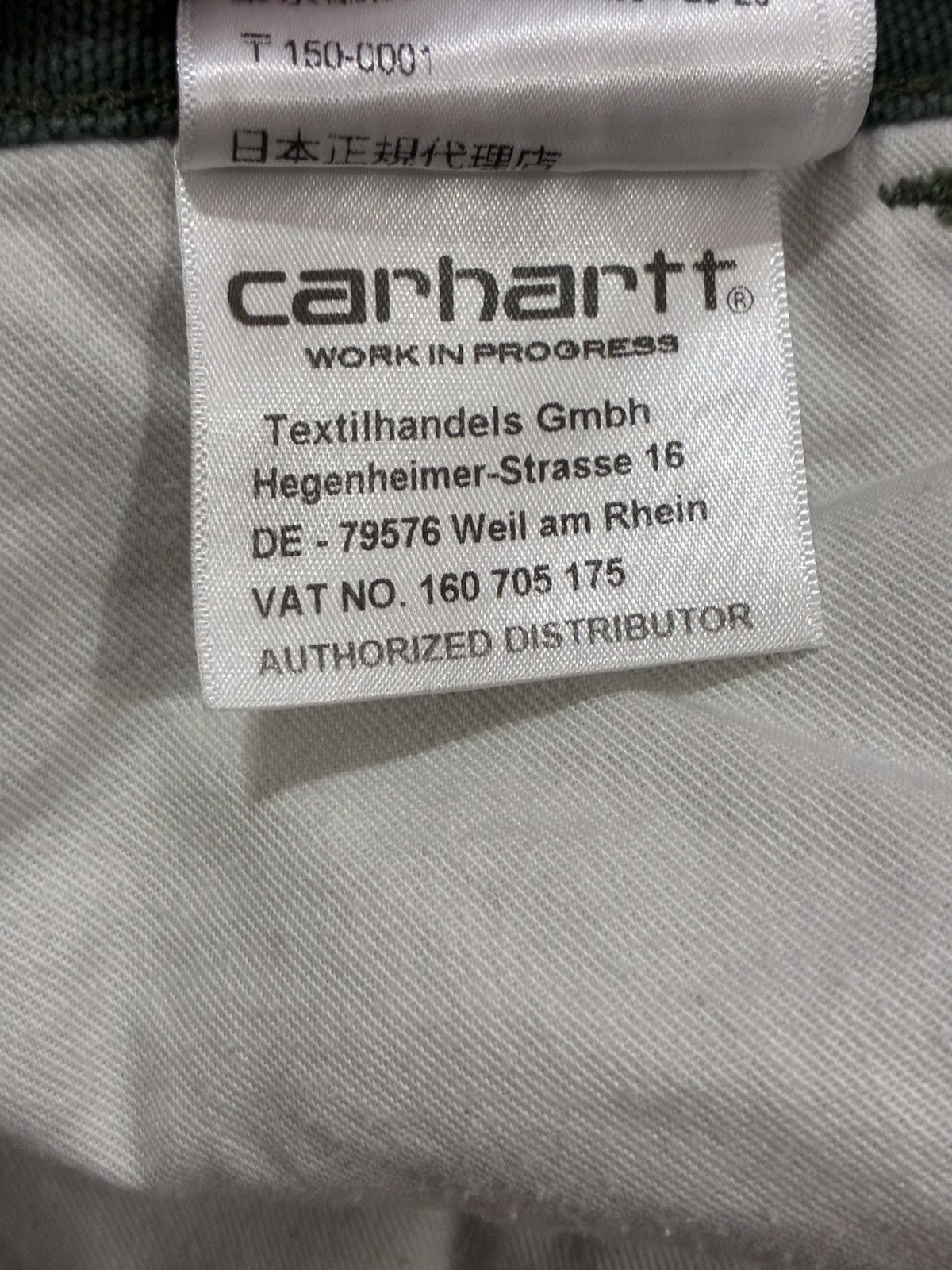 Carhartt Wip 31x32 Carhartt WIP Double Knee Stone Washed Canvas Pant Fade Size US 31 - 24 Thumbnail