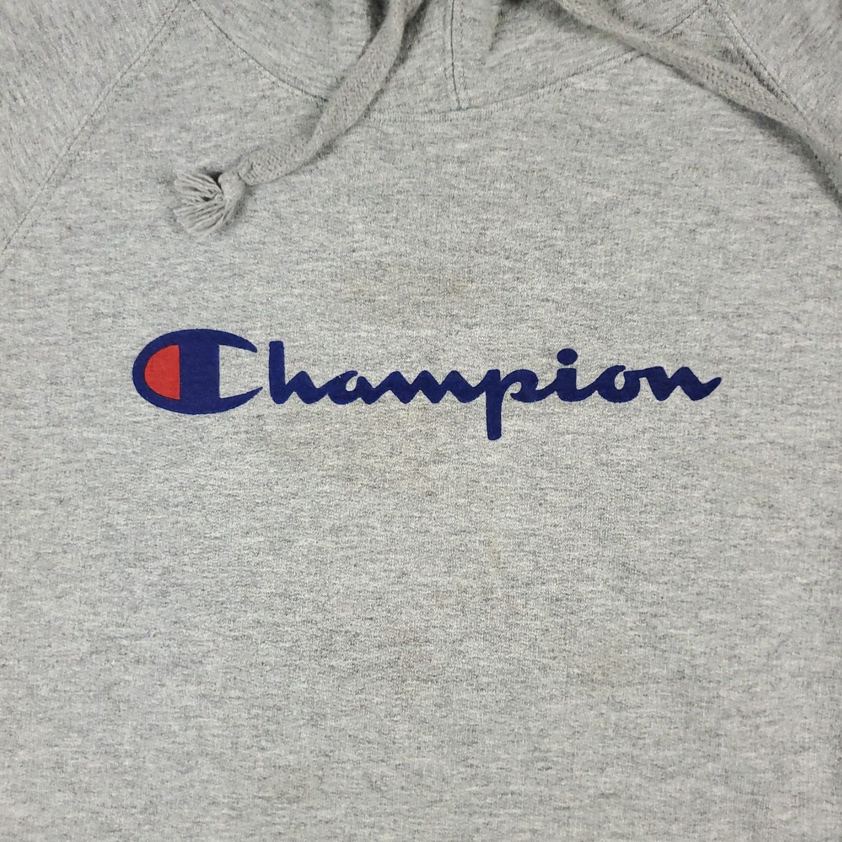 Champion Champion Hoodie Mens Large Gray Pullover Sweatshirt Casual Fleece Size US L / EU 52-54 / 3 - 2 Thumbnail