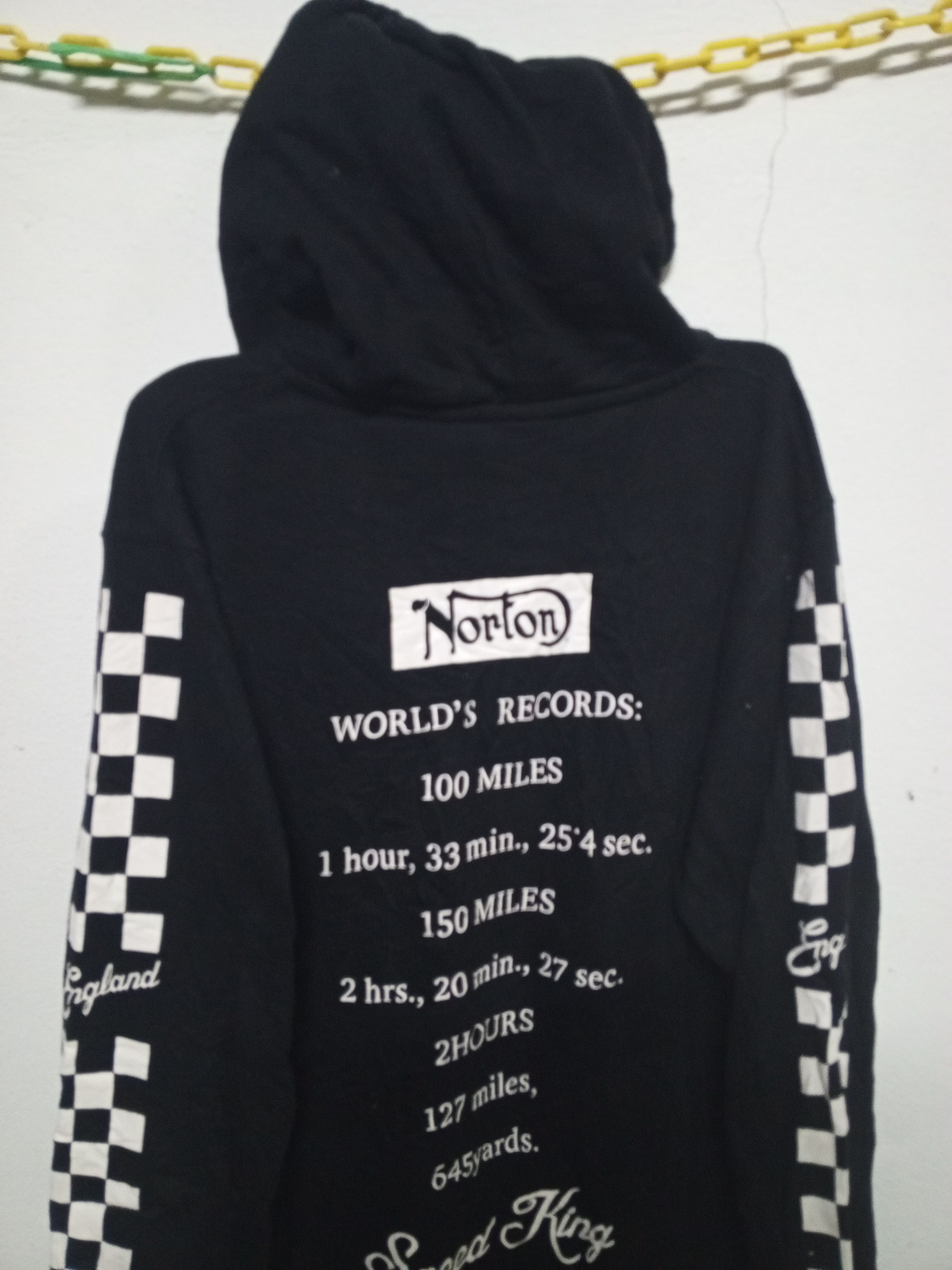Norton NORTON ENGLAND HALPZIP HODDIE BLACK Size US XL / EU 56 / 4 - 9 Thumbnail