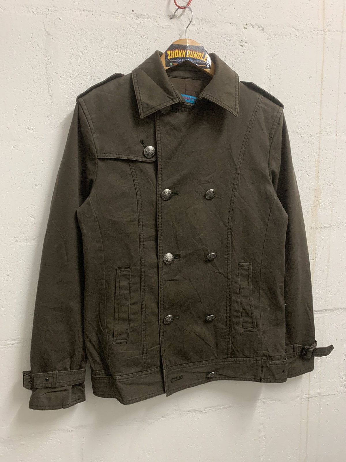 Japanese Brand Katharine Hamnett London Double Breasted Jacket Size US S / EU 44-46 / 1 - 3 Thumbnail