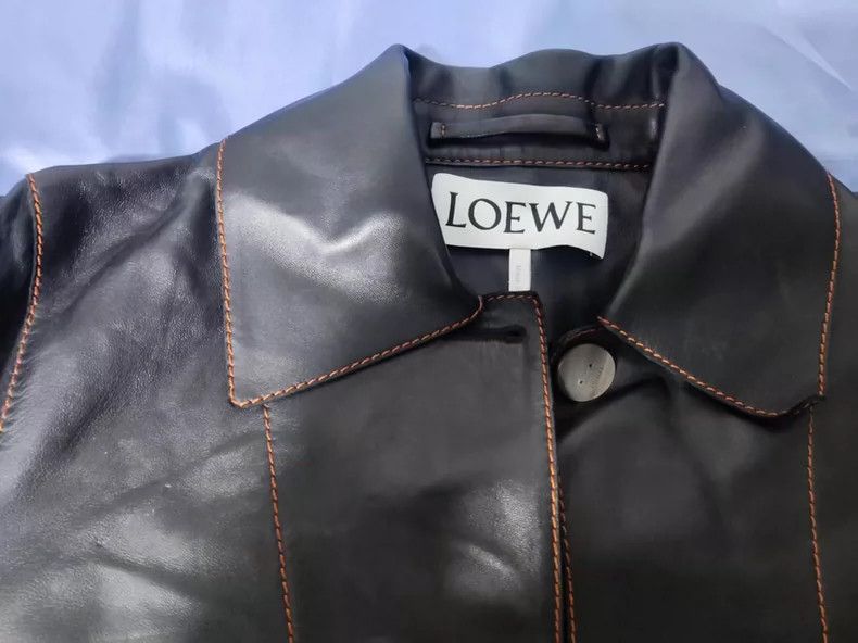 Loewe Loewe Women's outer sewn leather coat Size 4XL / US 24-26 - 3 Thumbnail