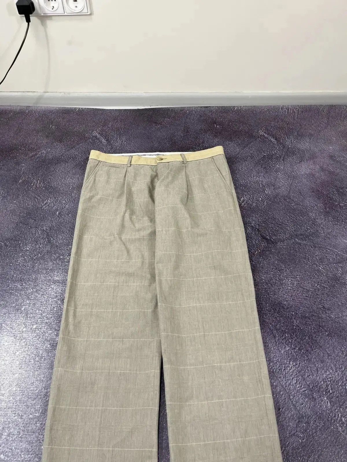 Dolce & Gabbana × Vintage Vintage Dolce & Gabbana Women's Rare Checkered Baggy Pants Size 34" / US 12 / IT 48 - 3 Thumbnail