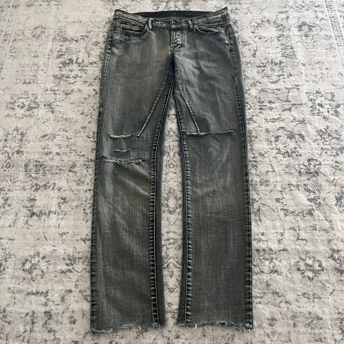 Rick owens jeans shops sizing