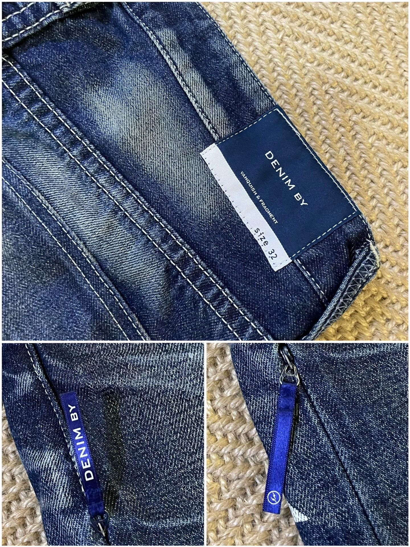 Fragment Design Fragment x Vanquish Violent Wash Ink Jeans W32 New Size US 32 / EU 48 - 6 Thumbnail
