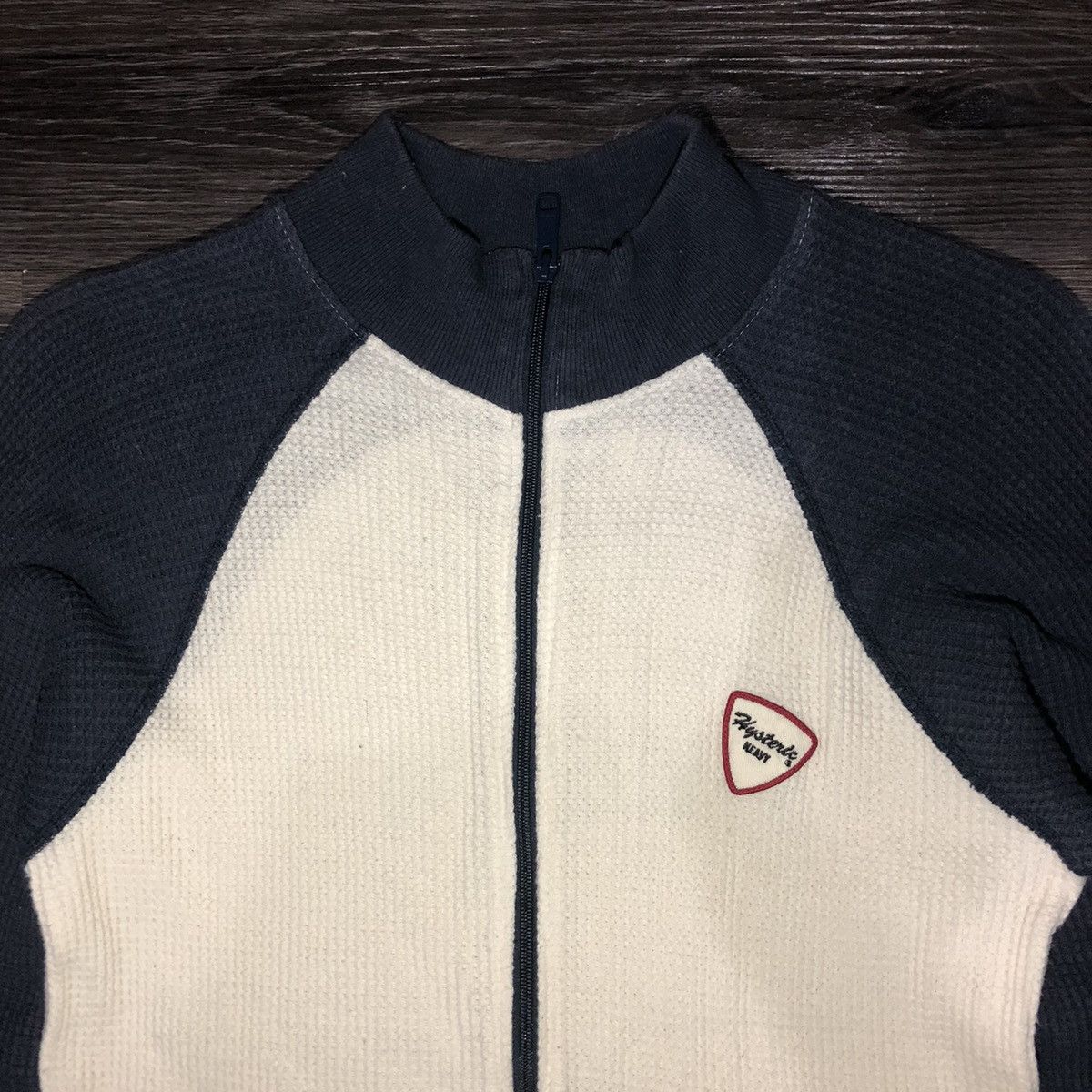 Hysteric Glamour × Japanese Brand Hysteric Glamour zip up knitted jacket with patches Size US M / EU 48-50 / 2 - 2 Thumbnail