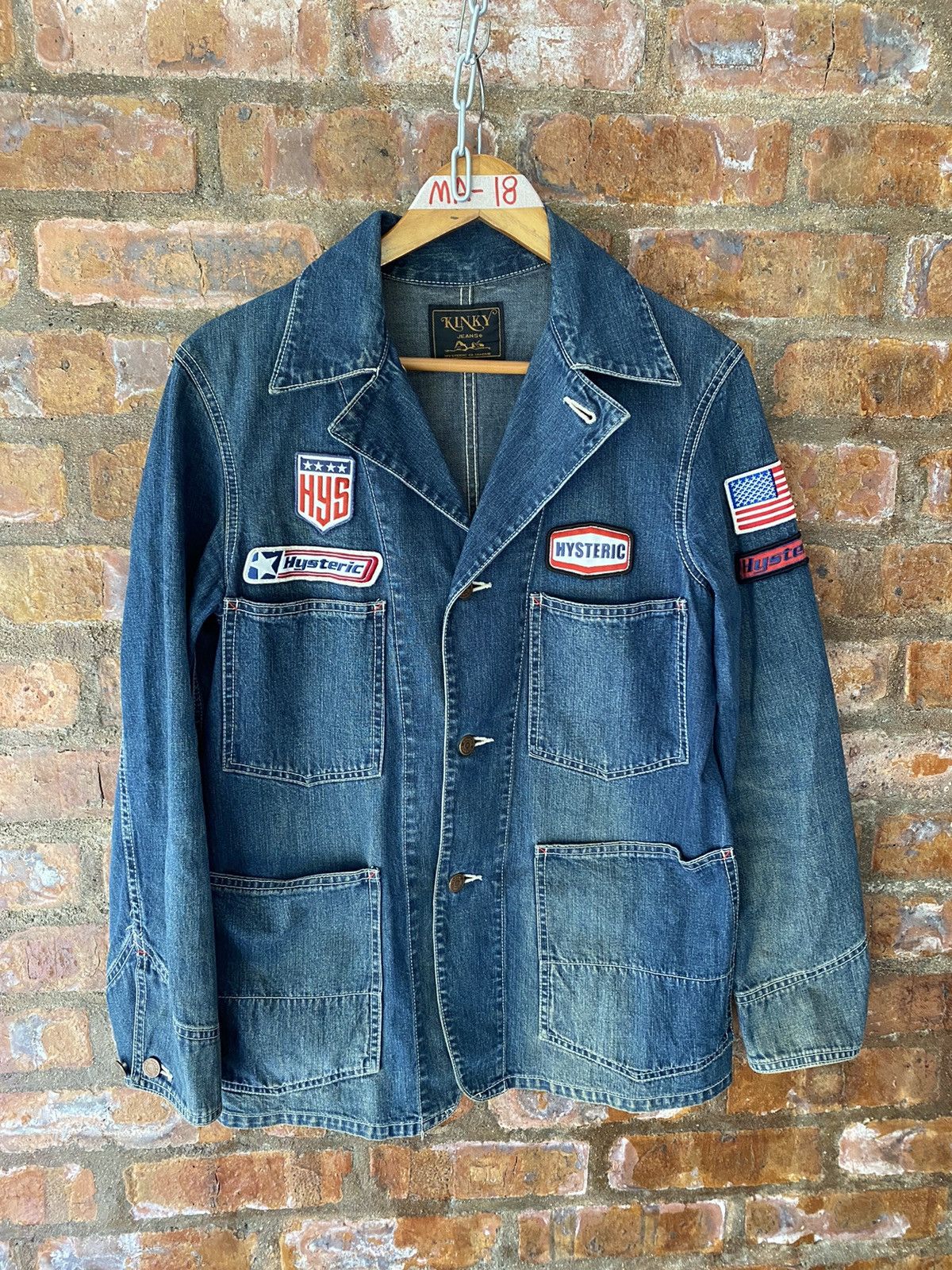 Hysteric Glamour 1990s Hysteric KINKY mechanic patch chore Jacket Size US M / EU 48-50 / 2 - 2 Thumbnail