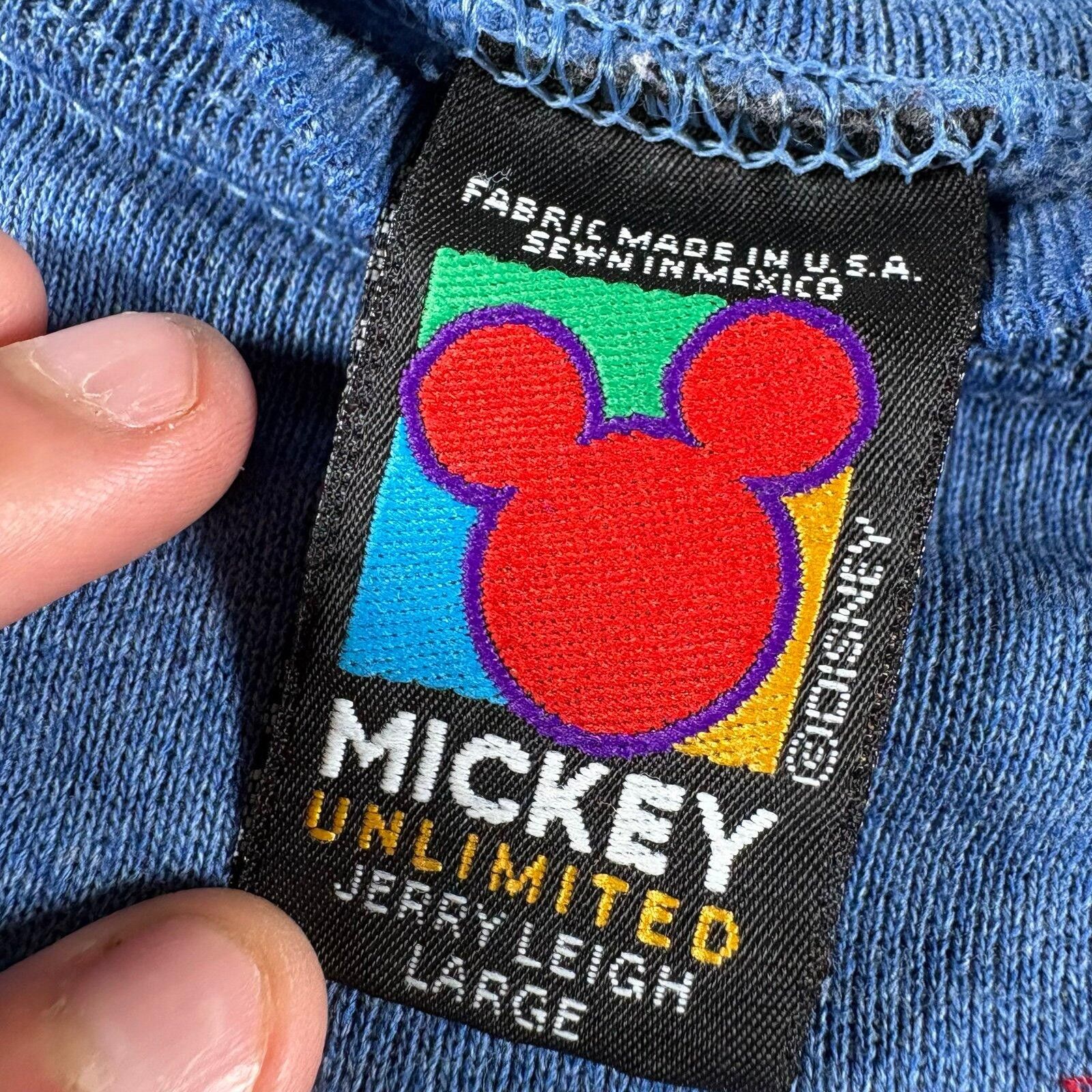 Disney Vintage 90s Mickey Mouse Disney sweatshirt Size US L / EU 52-54 / 3 - 3 Thumbnail