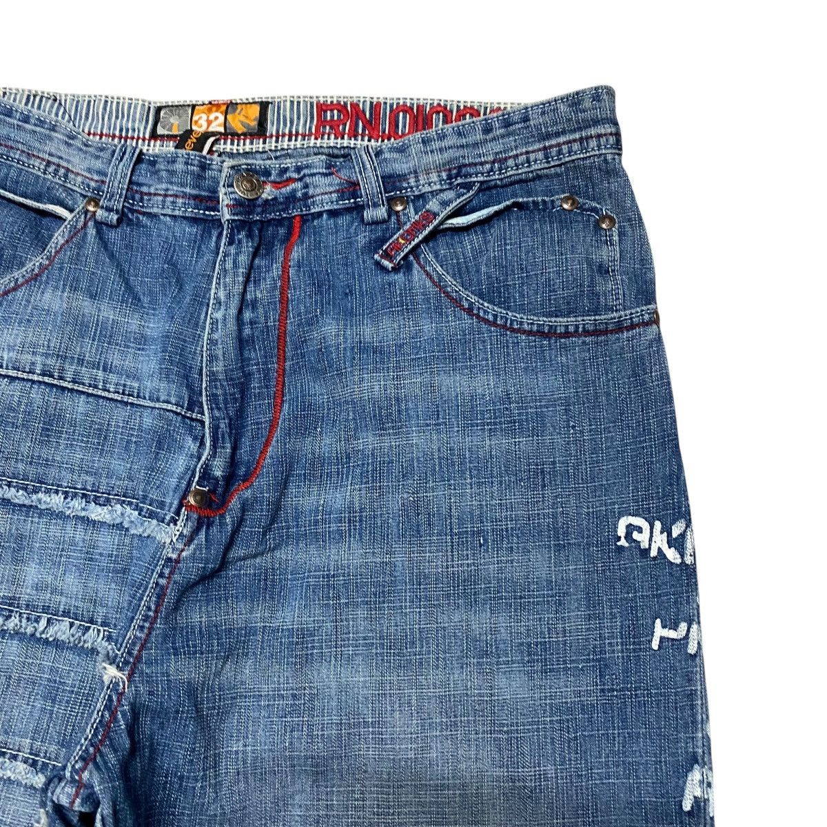 Akademiks Vintage Akademiks Denim Painter Baggy Jeans Size US 35 - 5 Thumbnail