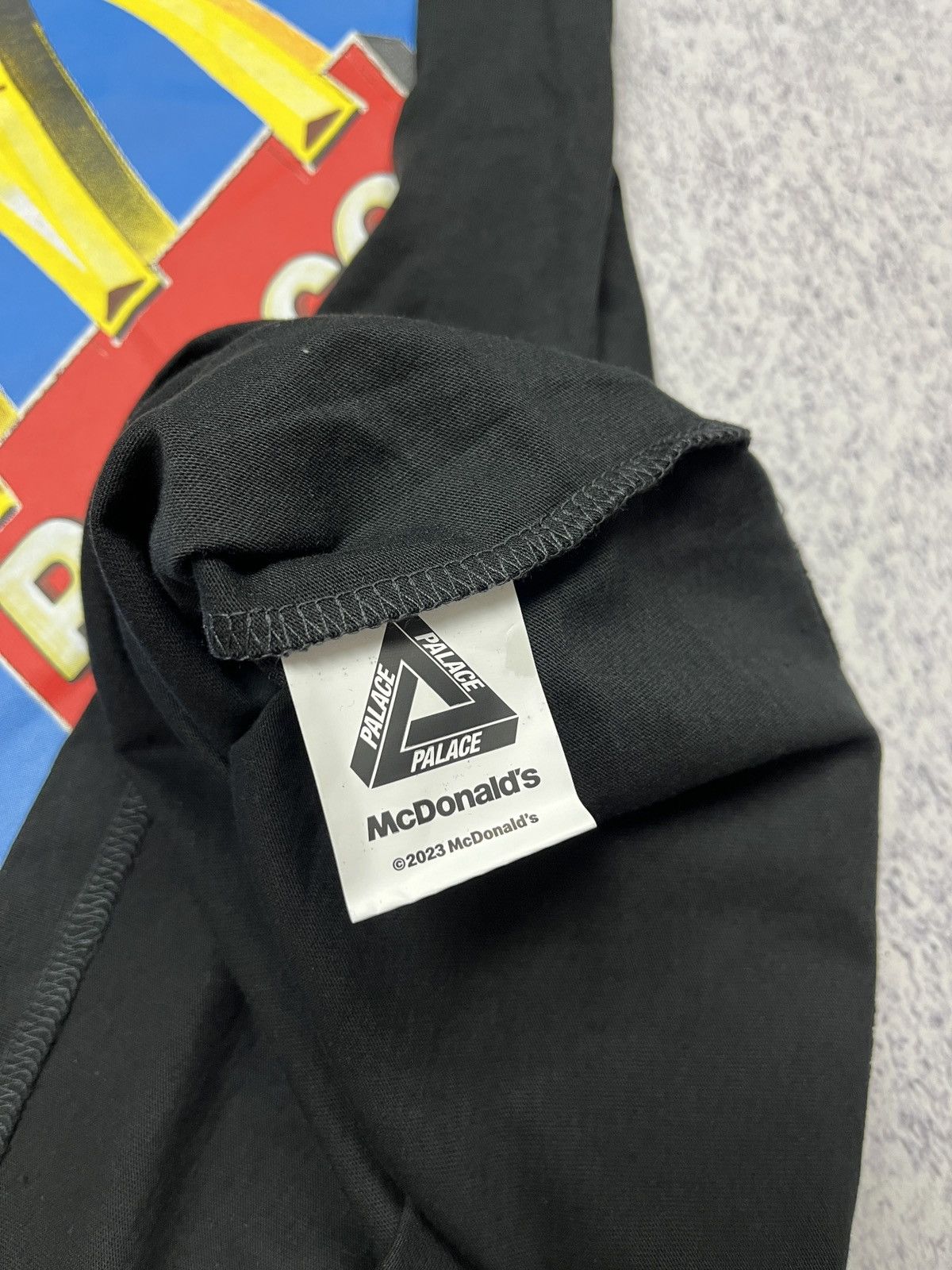 Palace Palace x McDonald’s Sign T-Shirt - Black Limited Graphic Tee Size US S / EU 44-46 / 1 - 7 Thumbnail