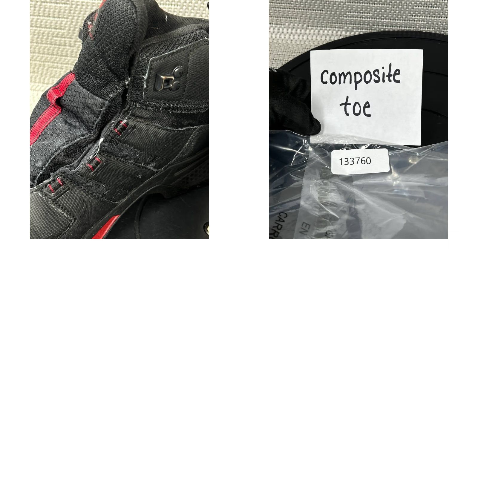 Timberland Timberland PRO Boots Mens Size 11.5 Wide Switchback Lt Composite Toe Work Black Size US 12 / EU 45 - 9 Thumbnail