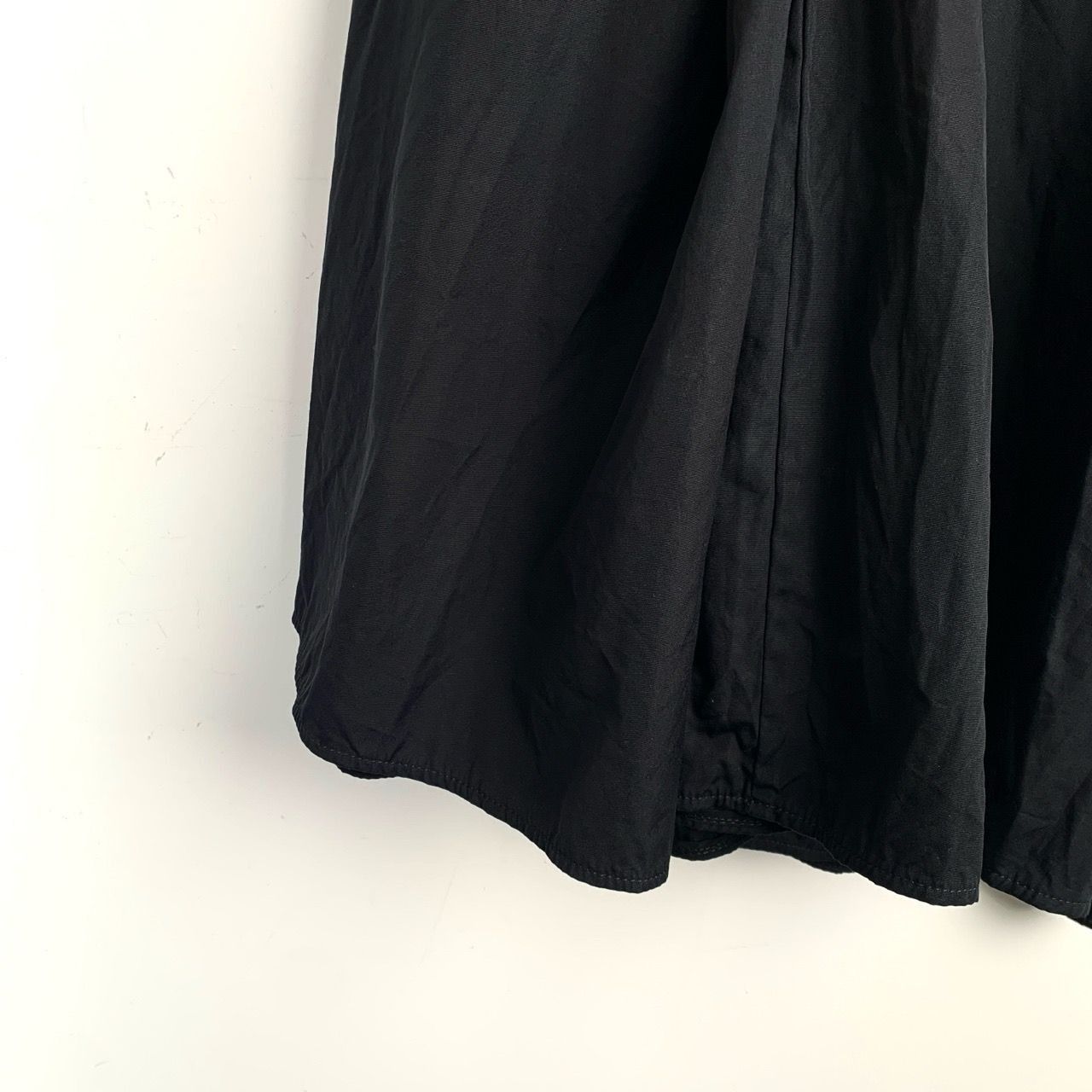 Max Mara Maxmara Black Cotton Long-Sleeve Collared Shirt Dress (Size Size XS / US 0-2 / IT 36-38 - 5 Thumbnail