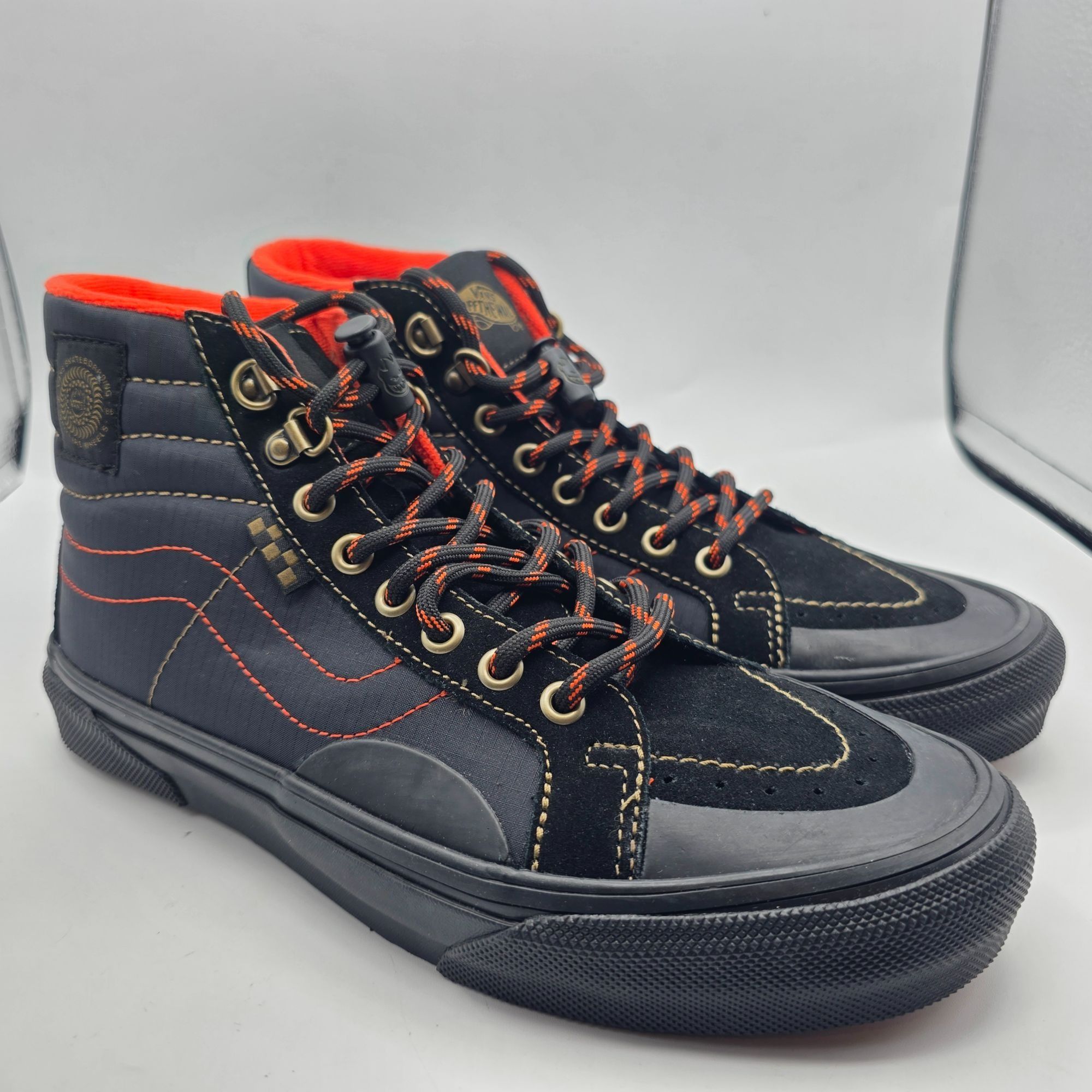 Vans Vans Sk8-Hi Reissue X Spitfire Wheels Mens Size 7.5 Black Re Size US 7.5 / EU 40-41 - 1 Thumbnail