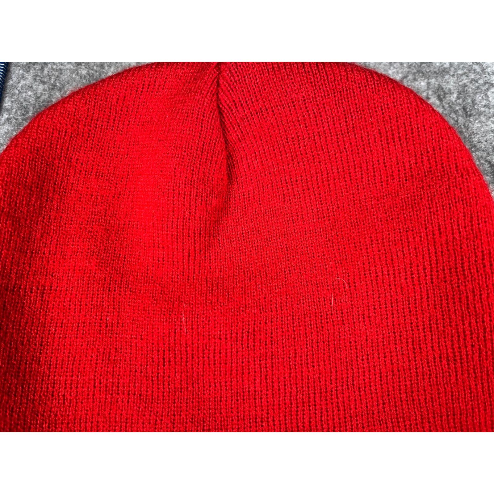 Vintage Ignacio Bobcat Highschool Basketball Beanie Toque Adult OS Red Knit 100% Acrylic Size ONE SIZE - 3 Thumbnail