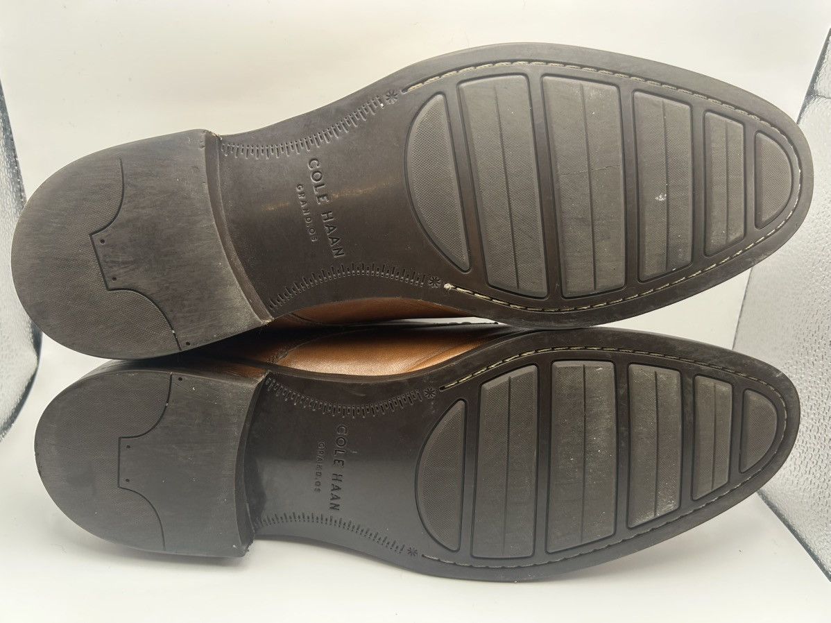 Cole Haan Cole Haan Mens Size 10 Lenox Oxford British Tan Leather Shoe Size US 10 / EU 43 - 6 Thumbnail