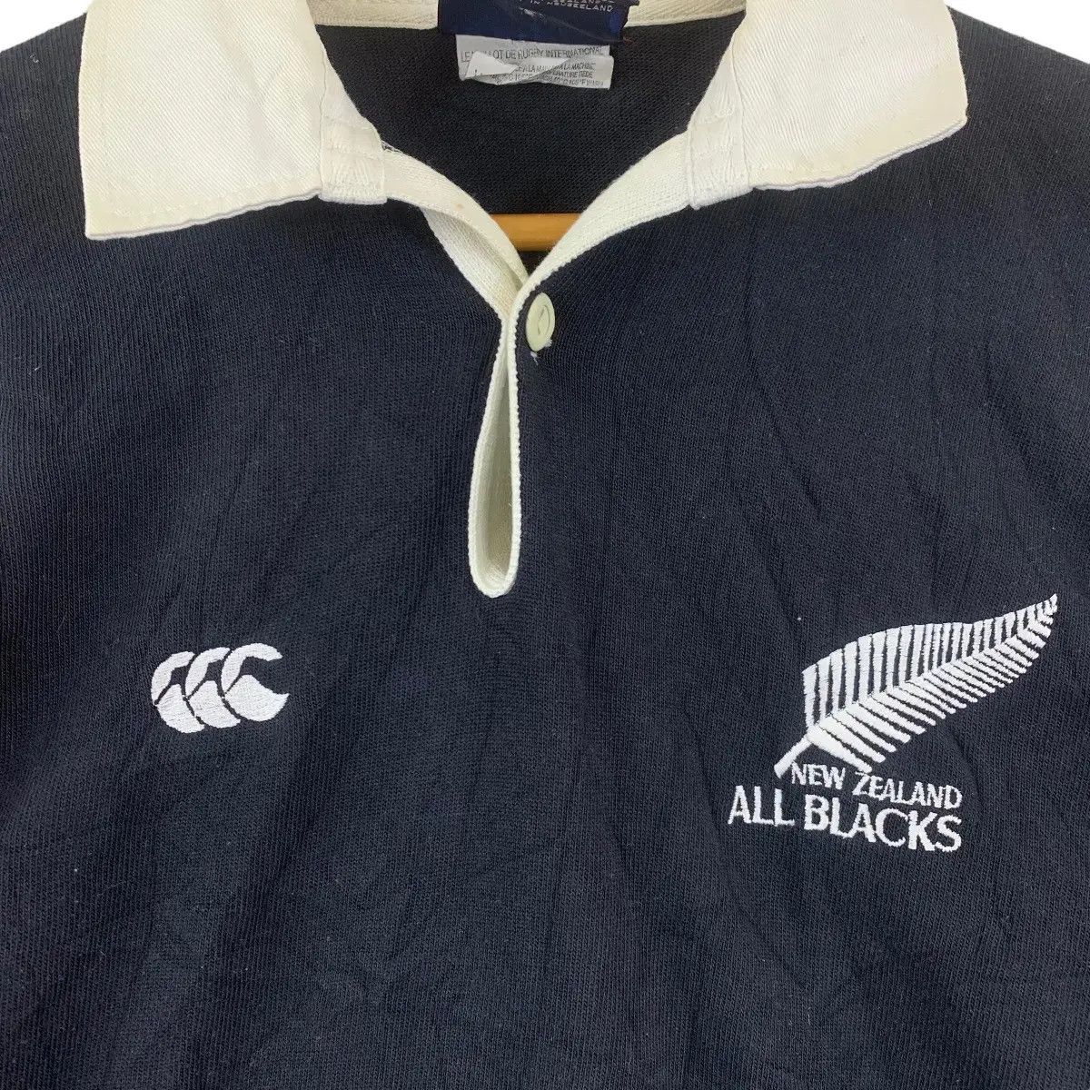 Canterbury of New Zealand Vintage 90’ CANTERBURY ALL BLACKS RUGBY Polo Tee Shirt Size US L / EU 52-54 / 3 - 5 Thumbnail