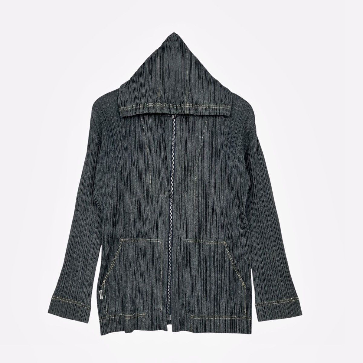 Pleats Please Issey Miyake Pleats Please Issey Miyake Hooded Zipper Jacket Size M / US 6-8 / IT 42-44 - 10 Thumbnail