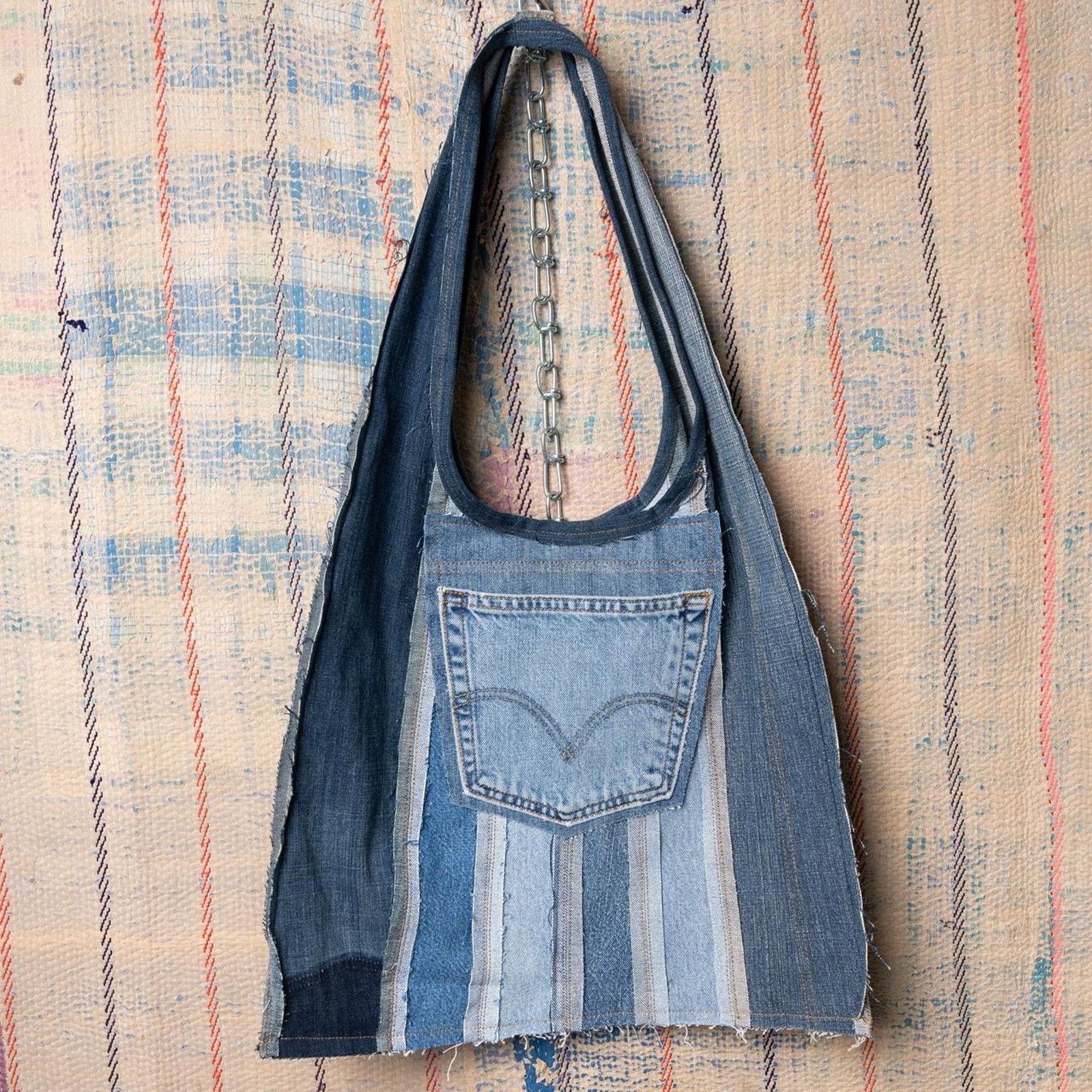 Levi's Custom upcycled hobo bag Size ONE SIZE - 3 Thumbnail