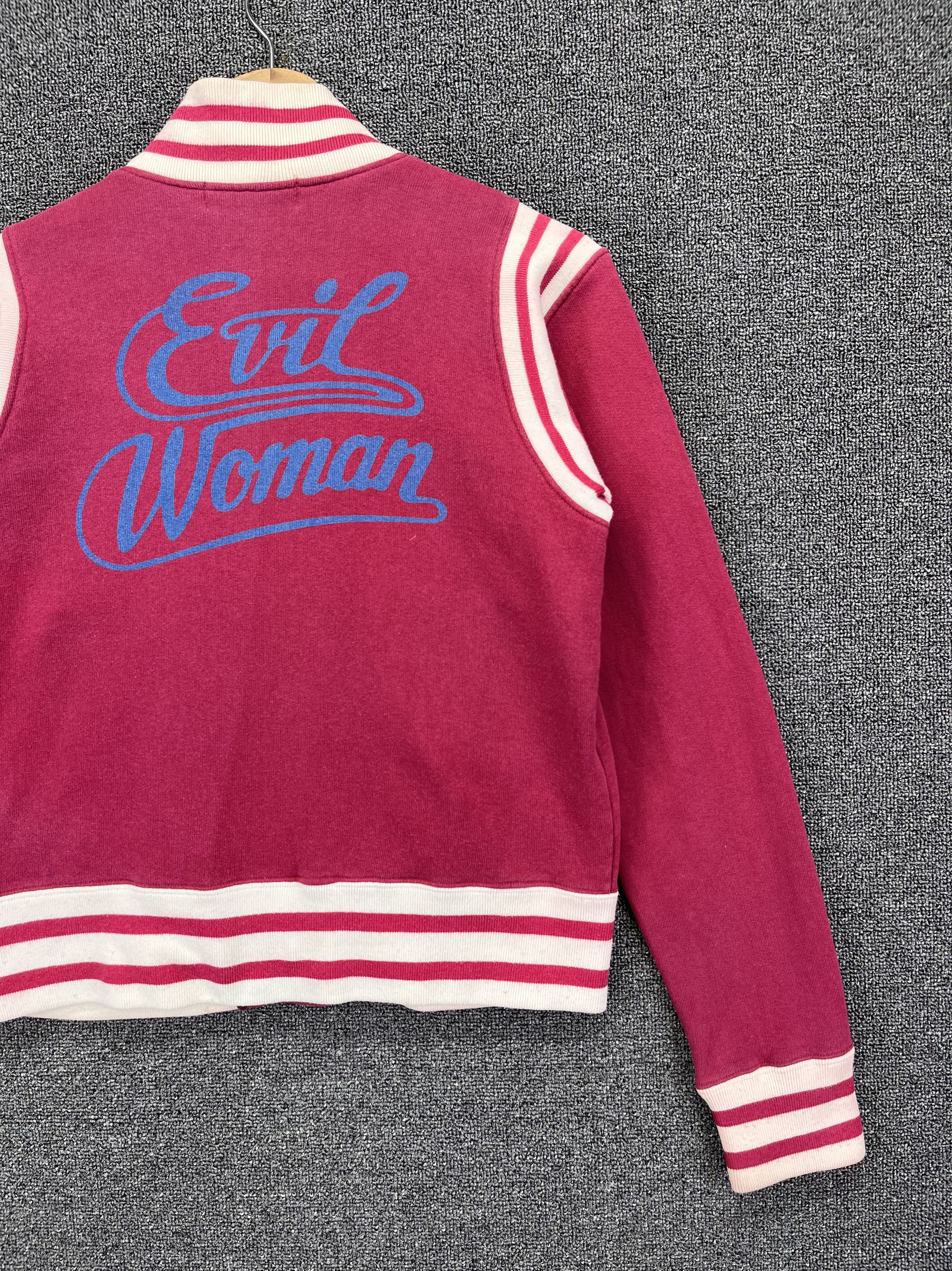 Hysteric Glamour Vintage Hysteric Glamour Evil Women Rare Varsity Jacket Size S / US 4 / IT 40 - 4 Thumbnail