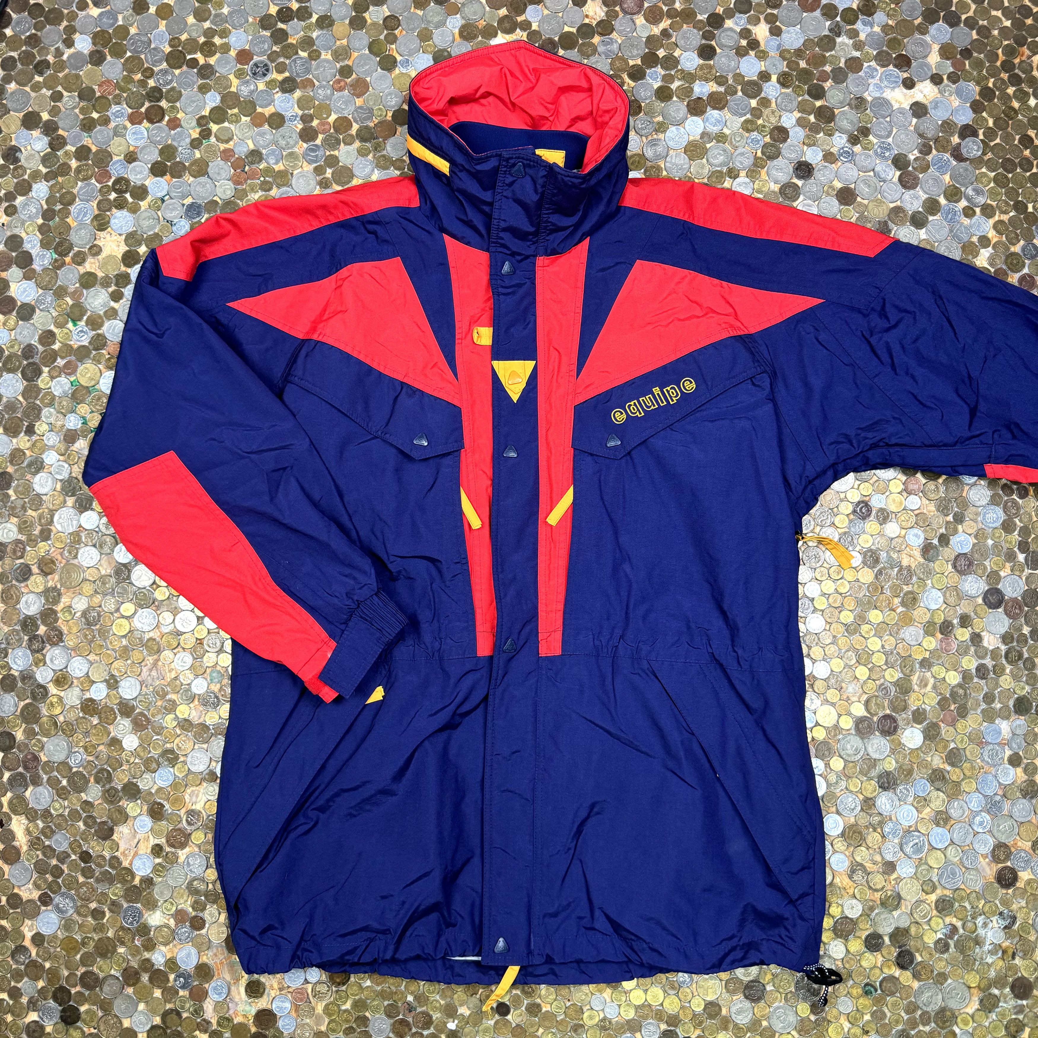heavy coat Helly Hansen Equipe vintage 90s y2k winter jacket