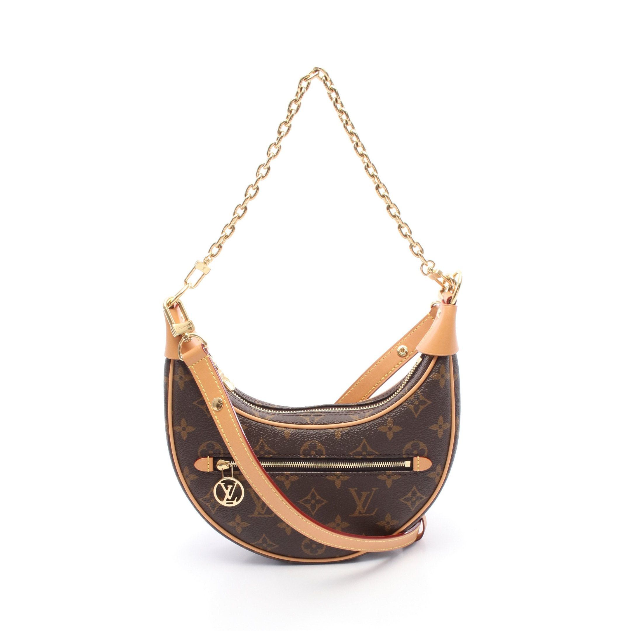Louis Vuitton Louis Vuitton Loop Monogram Shoulder Bag Leather Brown Size ONE SIZE - 1 Thumbnail