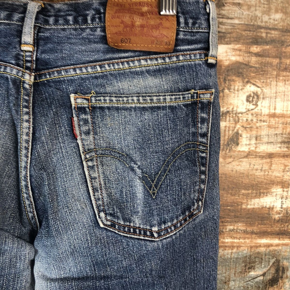 Levi's Levis Blue Distressed Denim Pants #A2076 Size US 29 - 18 Thumbnail