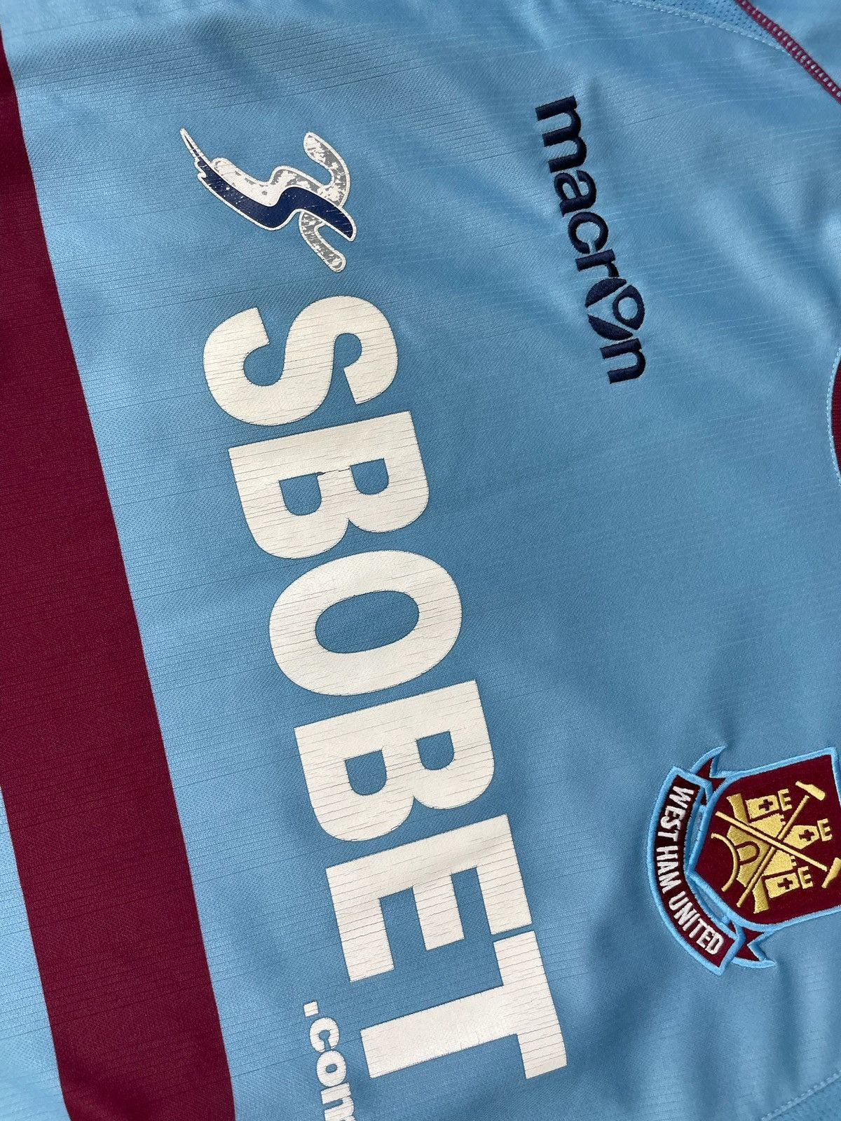Vintage Vintage West Ham blue away rare macron size L rare Size US L / EU 52-54 / 3 - 3 Thumbnail
