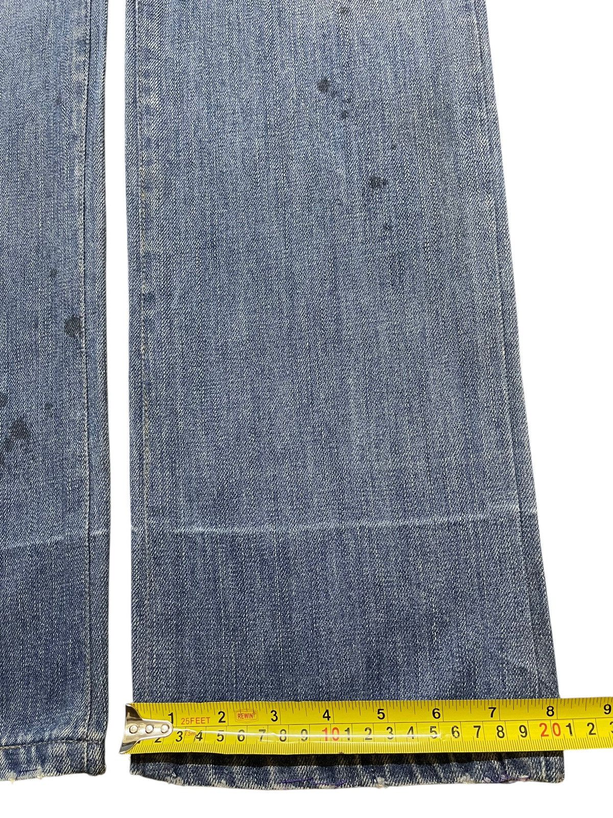 Issey Miyake Vintage Japan Tete Homme Mud Faded Wash Style Jeans Size US 34 / EU 50 - 18 Thumbnail
