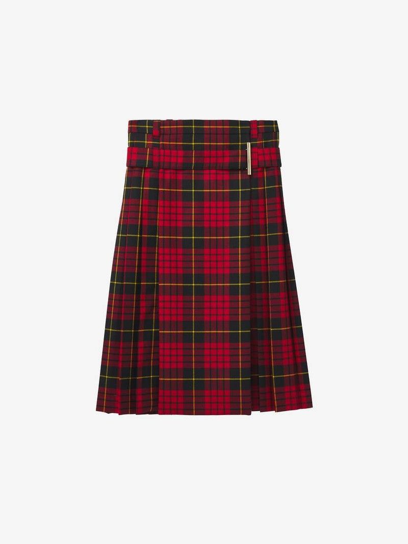 Alexander McQueen o1srvl11e0326 Tartan Kilt Skirt in Multicolor Size 27" / US 4 / IT 40 - 1 Thumbnail