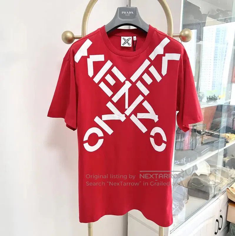 Kenzo KENZO Red Short Sleeve T-Shirt for Men . Size US S / EU 44-46 / 1 - 4 Thumbnail