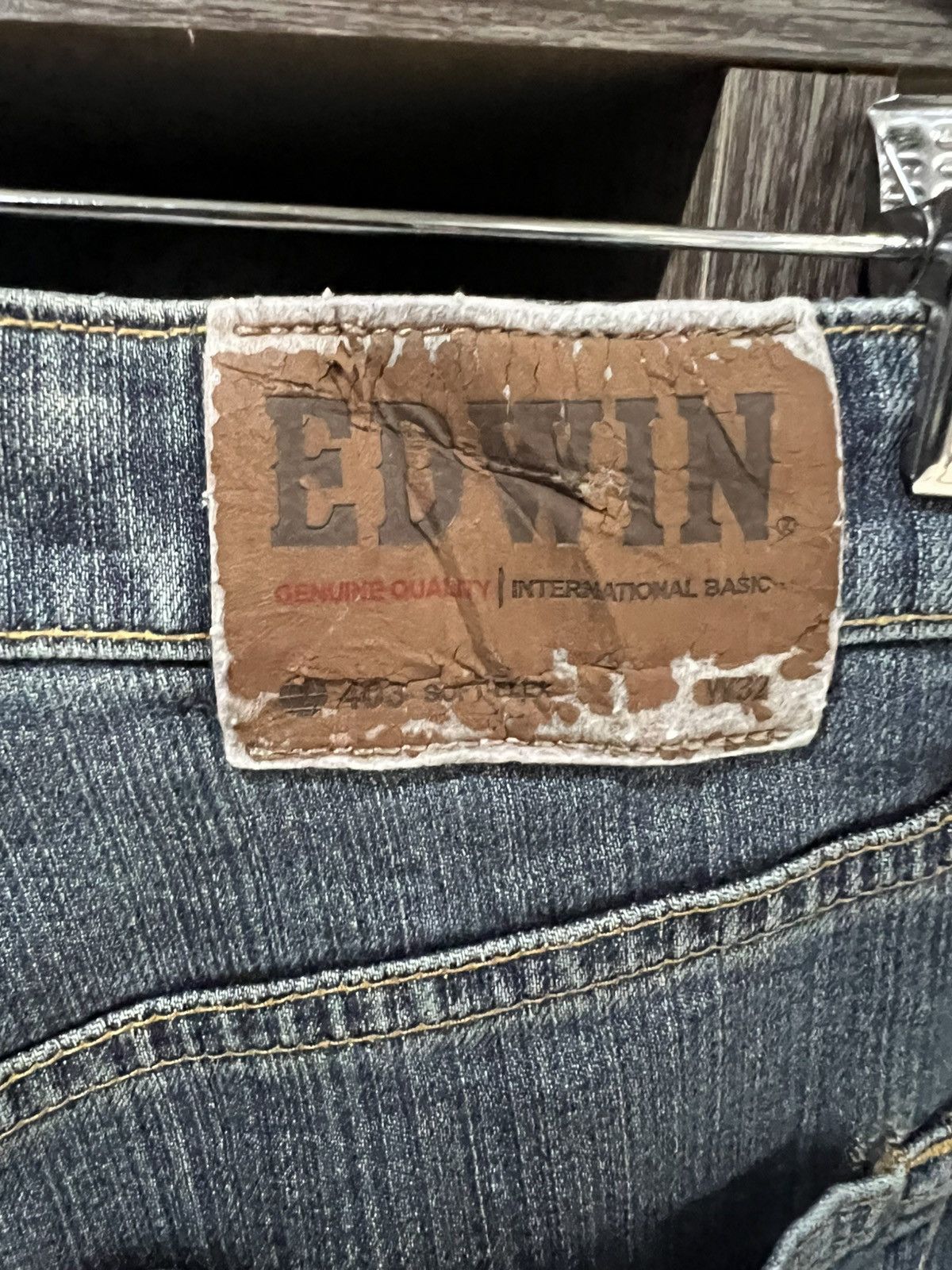 Edwin 🔥Vintage Edwin S403 Distressed Denim Size US 32 / EU 48 - 17 Thumbnail