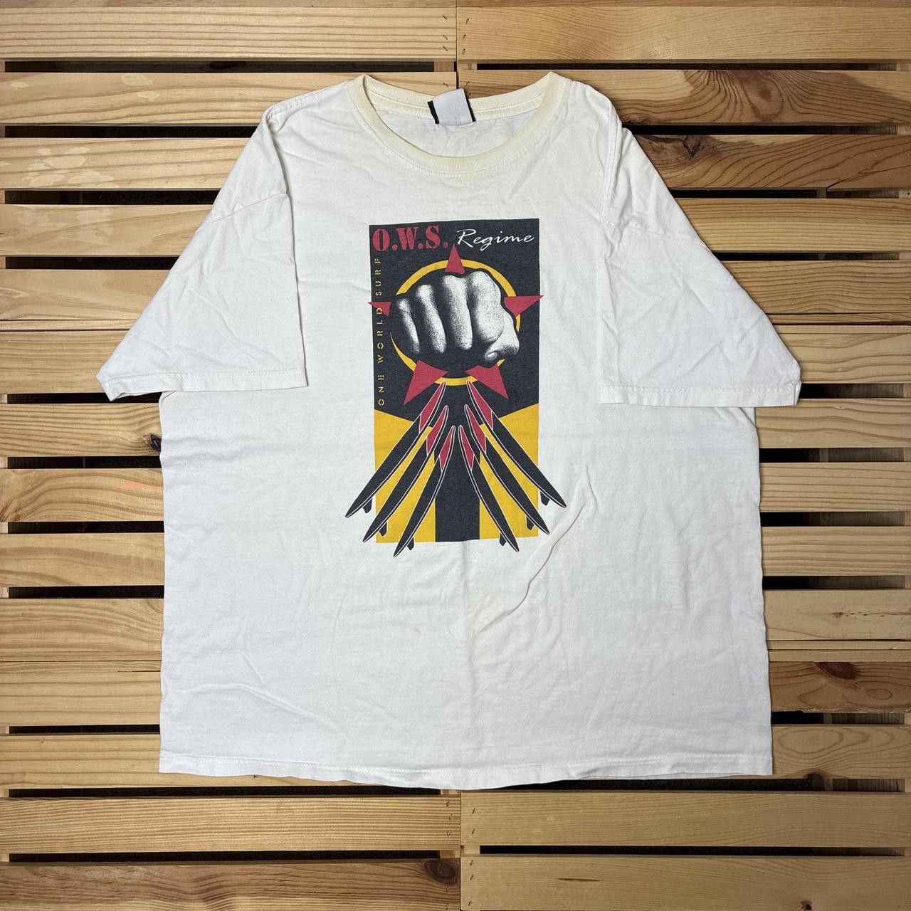 Other Vintage Rush Brand White Surf Tee Size Large Size US L / EU 52-54 / 3 - 1 Thumbnail