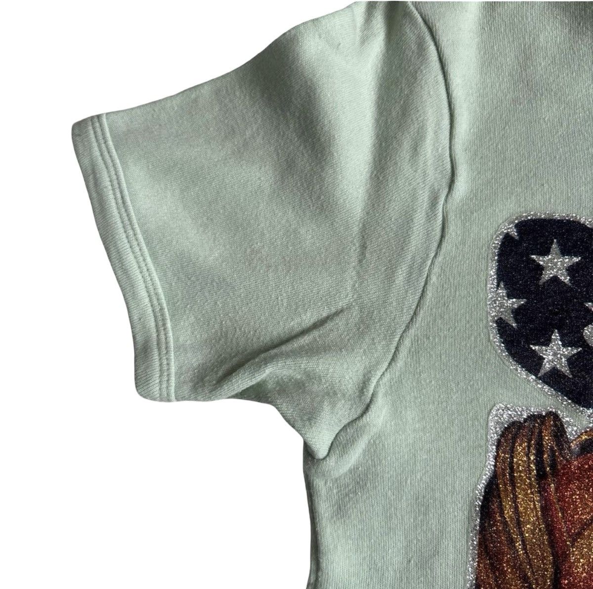 Hysteric Glamour ‼️90s‼️ Hysteric Glamour "USA" Pop Art Glitter Print Baby Tee Size US S / EU 44-46 / 1 - 4 Thumbnail
