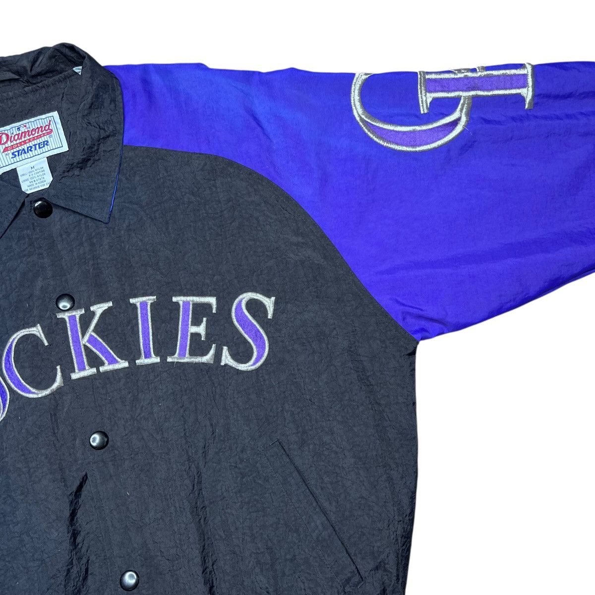 Starter 1990s MLB Colorado Rockies Starter Diamond Collection Jacket Size US M / EU 48-50 / 2 - 8 Thumbnail