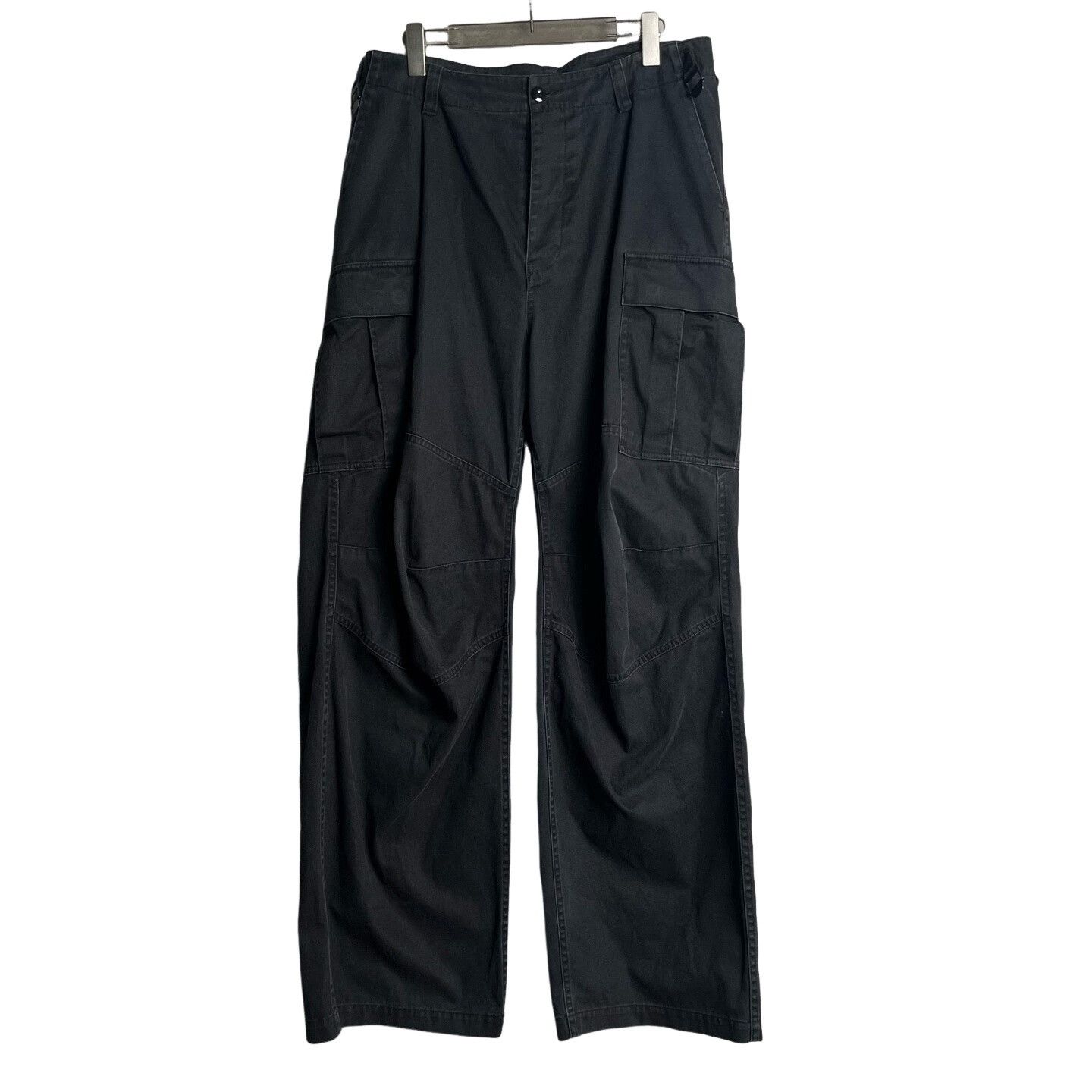Balenciaga Balenciaga Black Paneled Cargo Pants XS Size US 28 / EU 44 - 1 Thumbnail